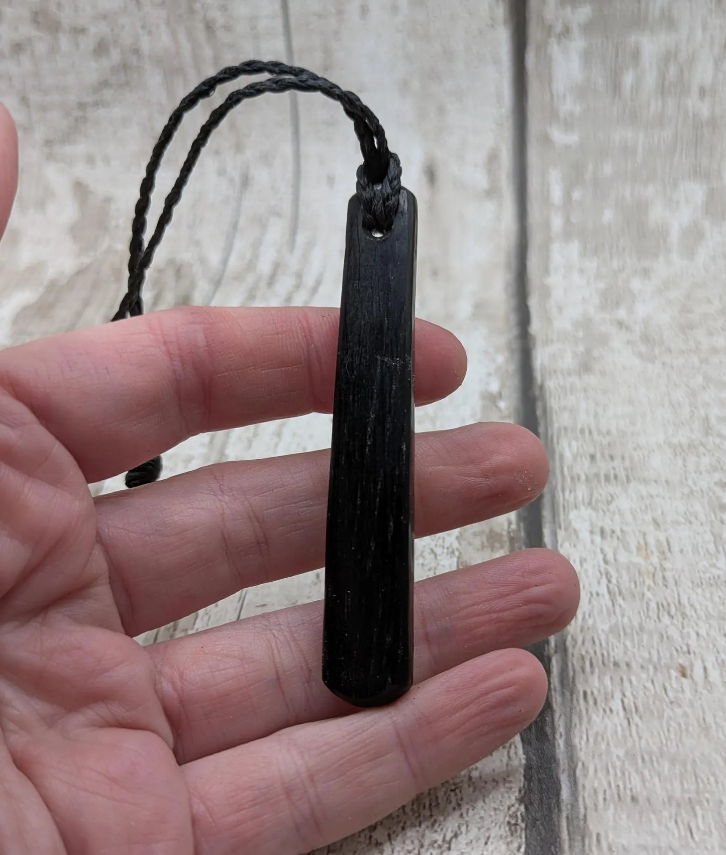 fenland bog oak with NZ aotea inlay
