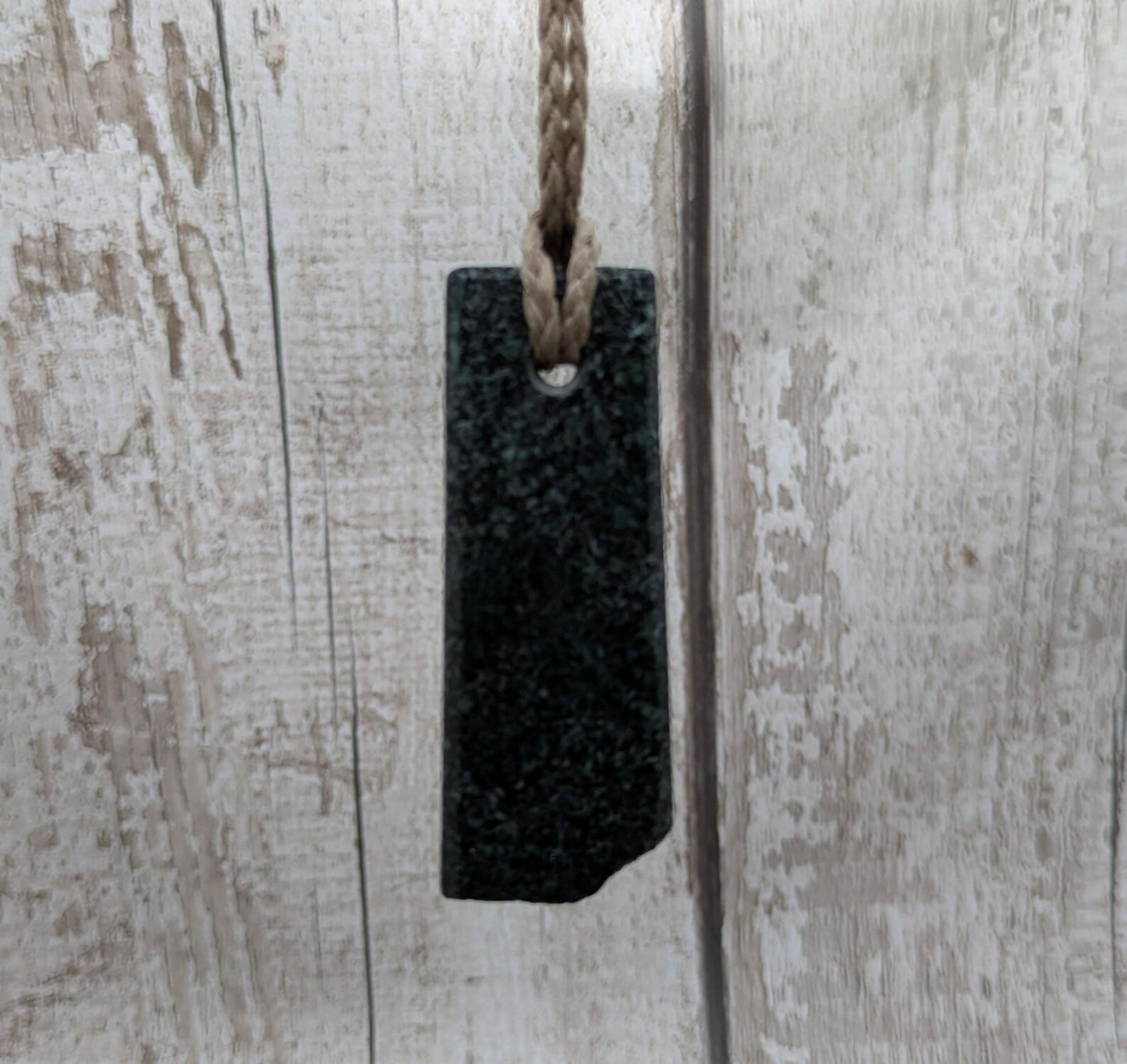 Preseli Bluestone Stonehenge Pendant with Live Edge - Sacred Stone Jewellery, Handcrafted Crystal Talisman, Raw Pagan Amulet, Spiritual.