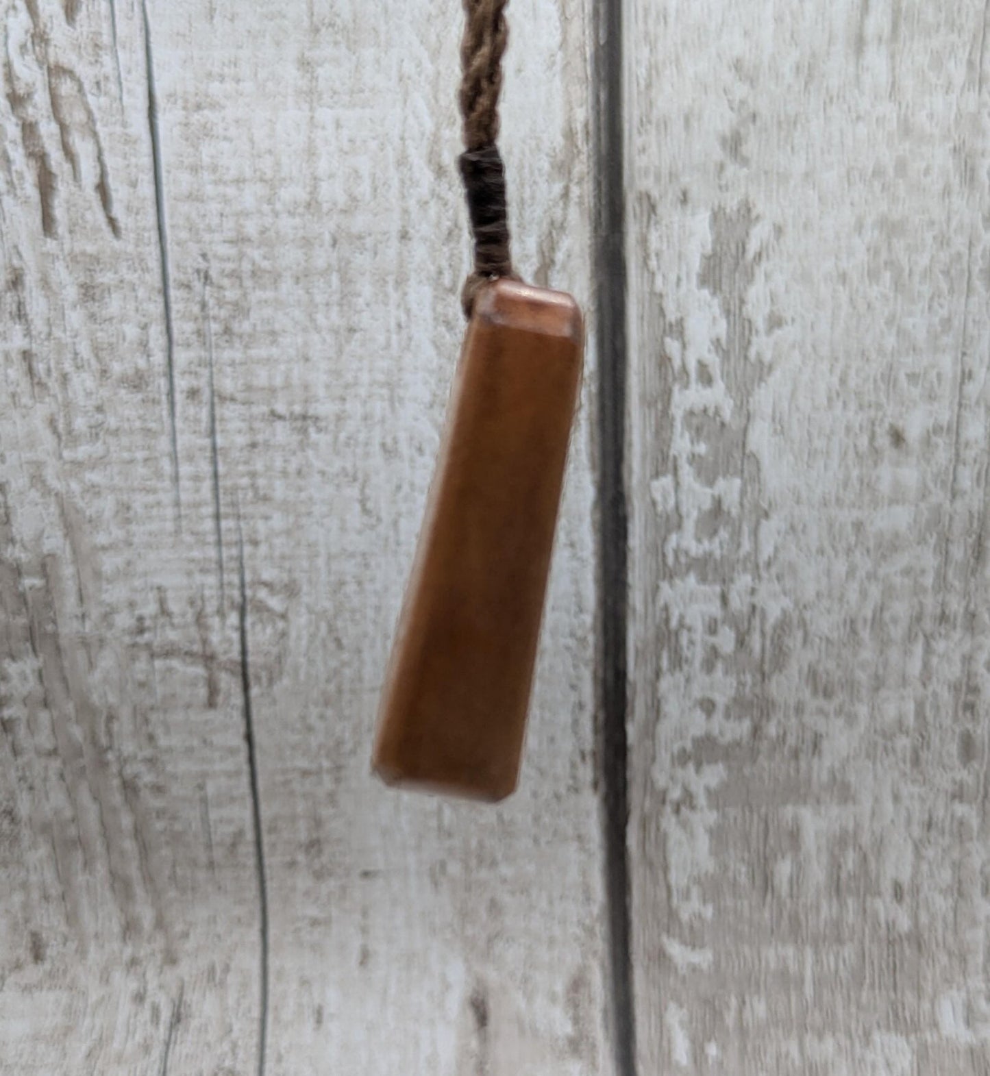 NZ Swamp Kauri Roimata Pendant with Mixed Pounamu Inlay, Māori-Inspired Hei Roimata Necklace, Spiritual Healing Wood Jewellery