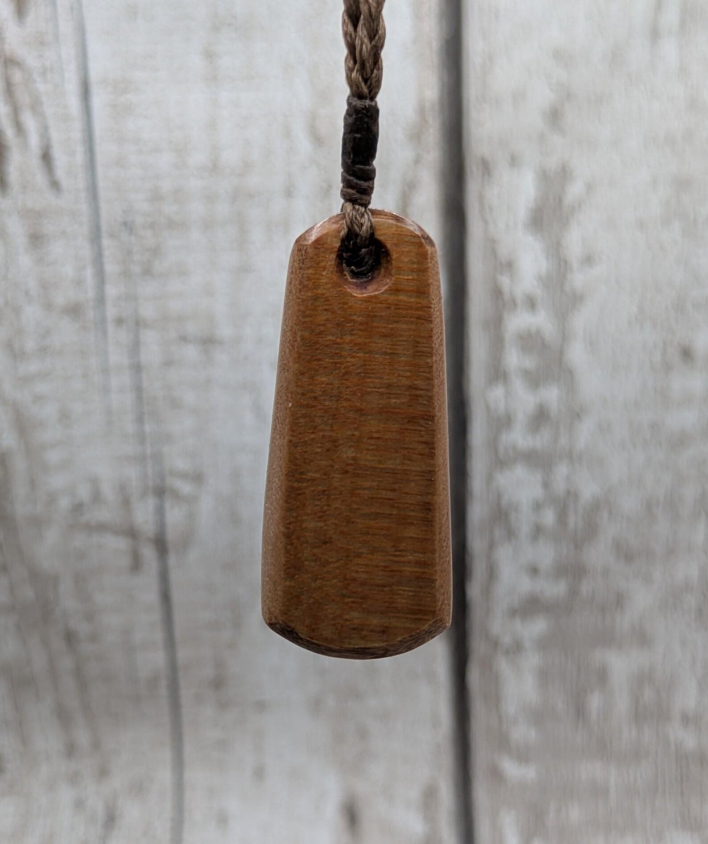 NZ Swamp Kauri Roimata Pendant with Mixed Pounamu Inlay, Māori-Inspired Hei Roimata Necklace, Spiritual Healing Wood Jewellery
