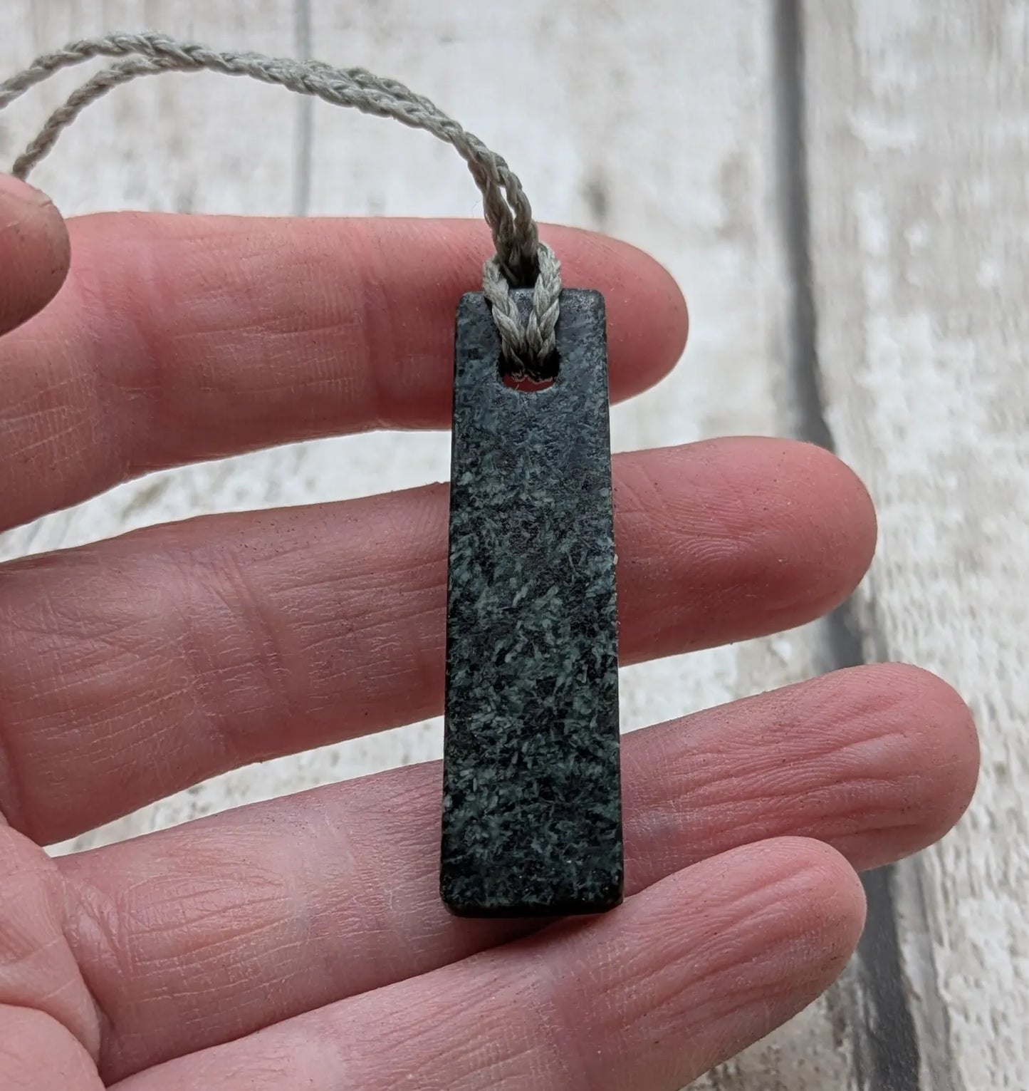 Preseli Bluestone Rune Pendant, Custom Elder Futhark or Bind Rune, Sacred Stone of Stonehenge, Hand-Carved Magical Talisman.