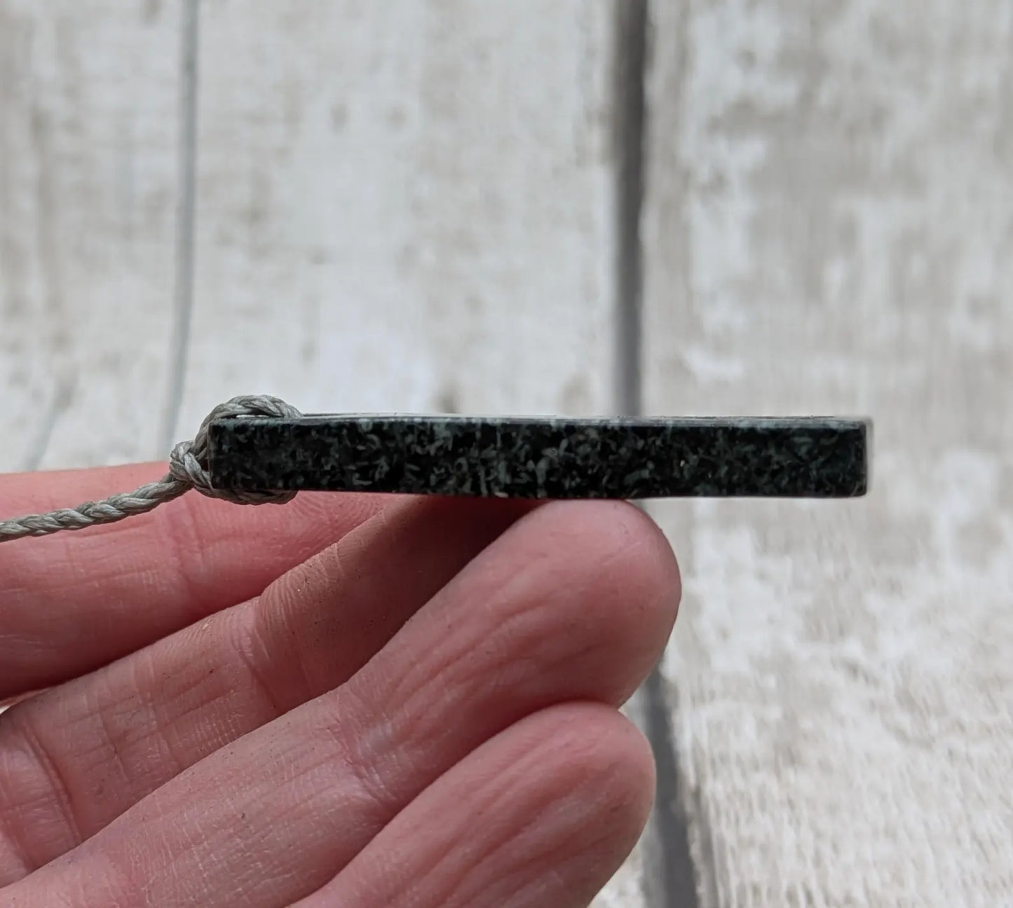 Preseli Bluestone Rune Pendant, Custom Elder Futhark or Bind Rune, Sacred Stone of Stonehenge, Hand-Carved Magical Talisman.