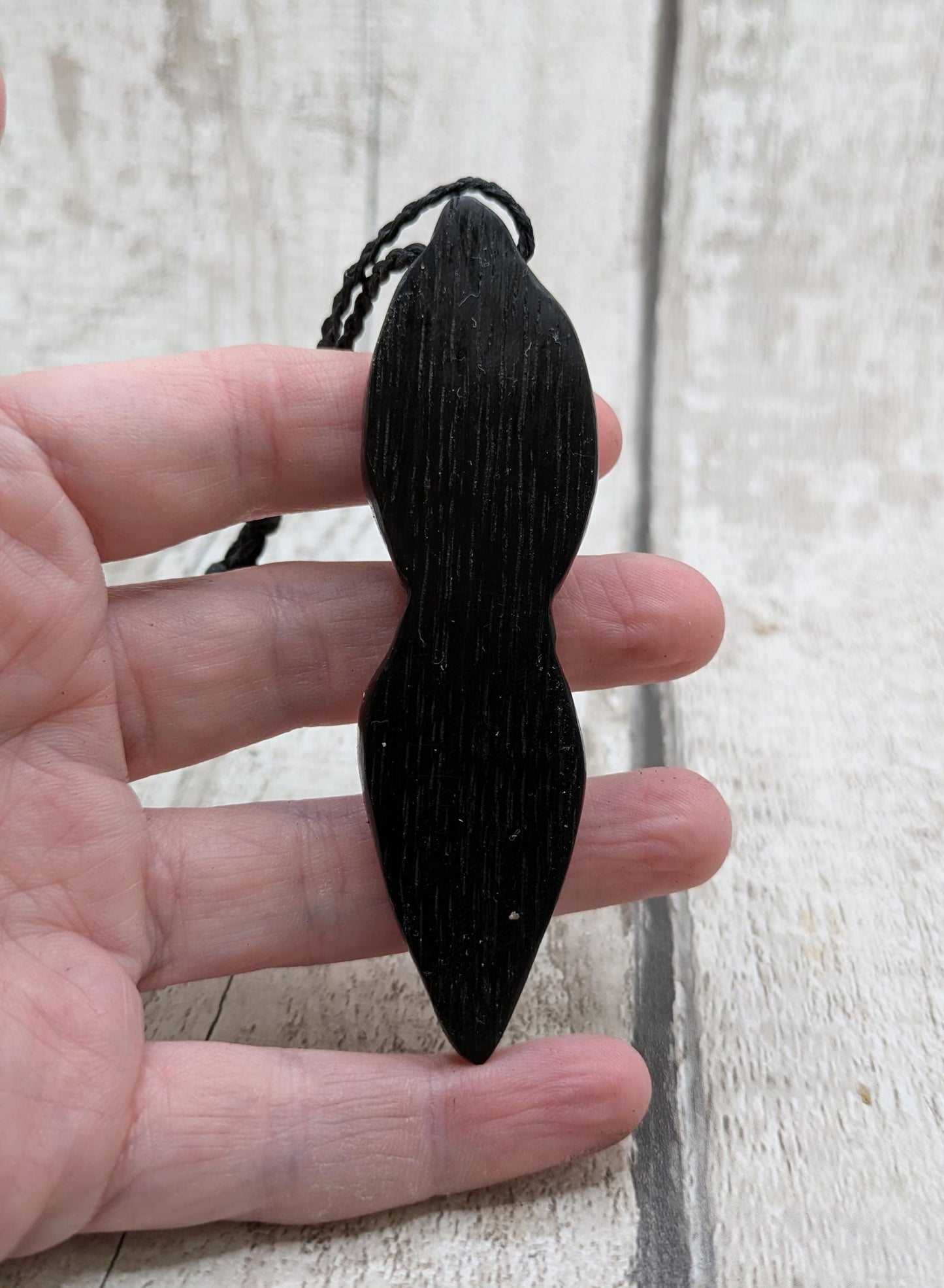 Made to order Fenland Bog Oak Goddess Pendant – Ancient Sacred Feminine Wood Jewelry, Spiritual Talisman, Handcrafted Natural Oak.