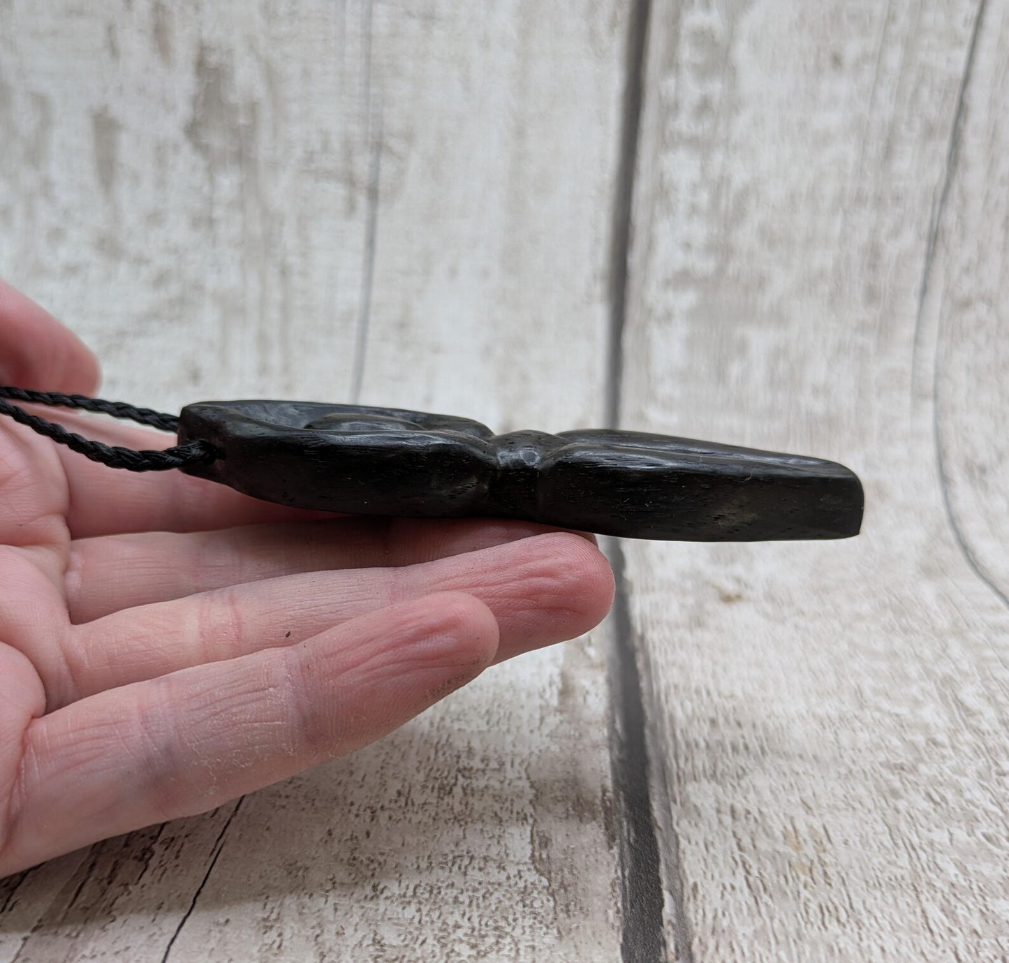 Made to order Fenland Bog Oak Goddess Pendant – Ancient Sacred Feminine Wood Jewelry, Spiritual Talisman, Handcrafted Natural Oak.