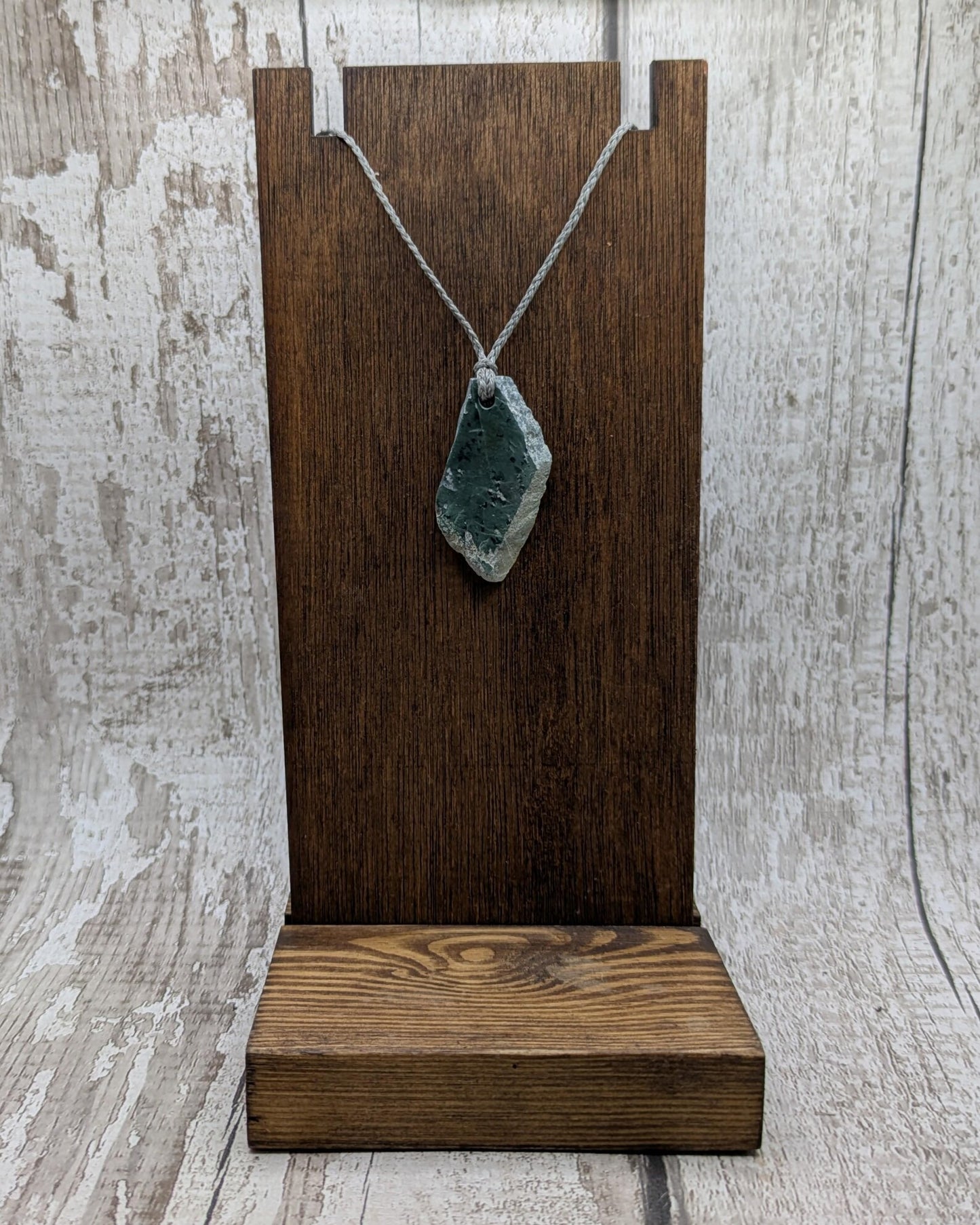Raw New Zealand Pounamu Jade Offcut – Polished Greenstone Touchstone | Sacred Māori Stone for Craft or Ritual.