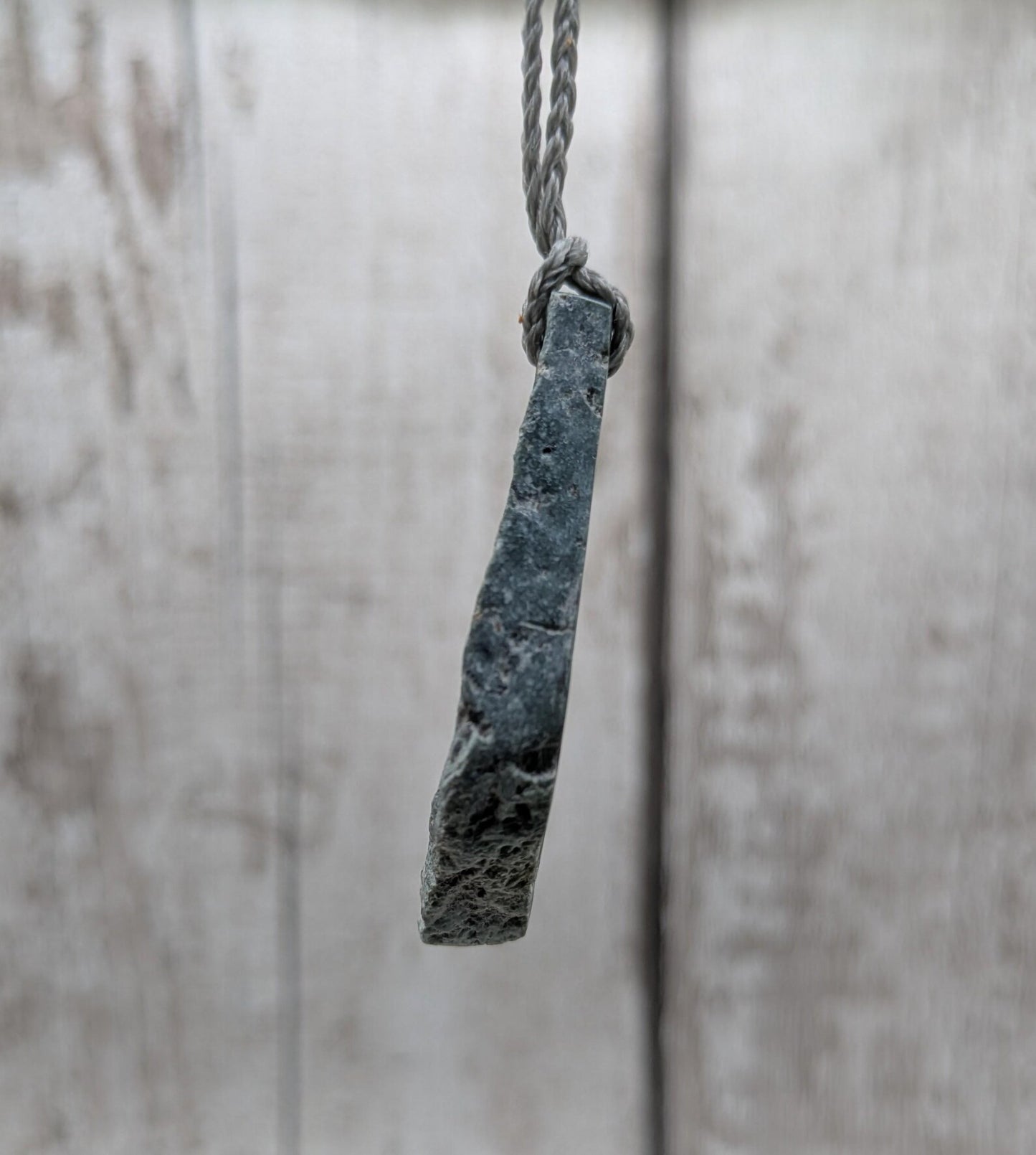 Raw New Zealand Pounamu Jade Offcut – Polished Greenstone Touchstone | Sacred Māori Stone for Craft or Ritual.