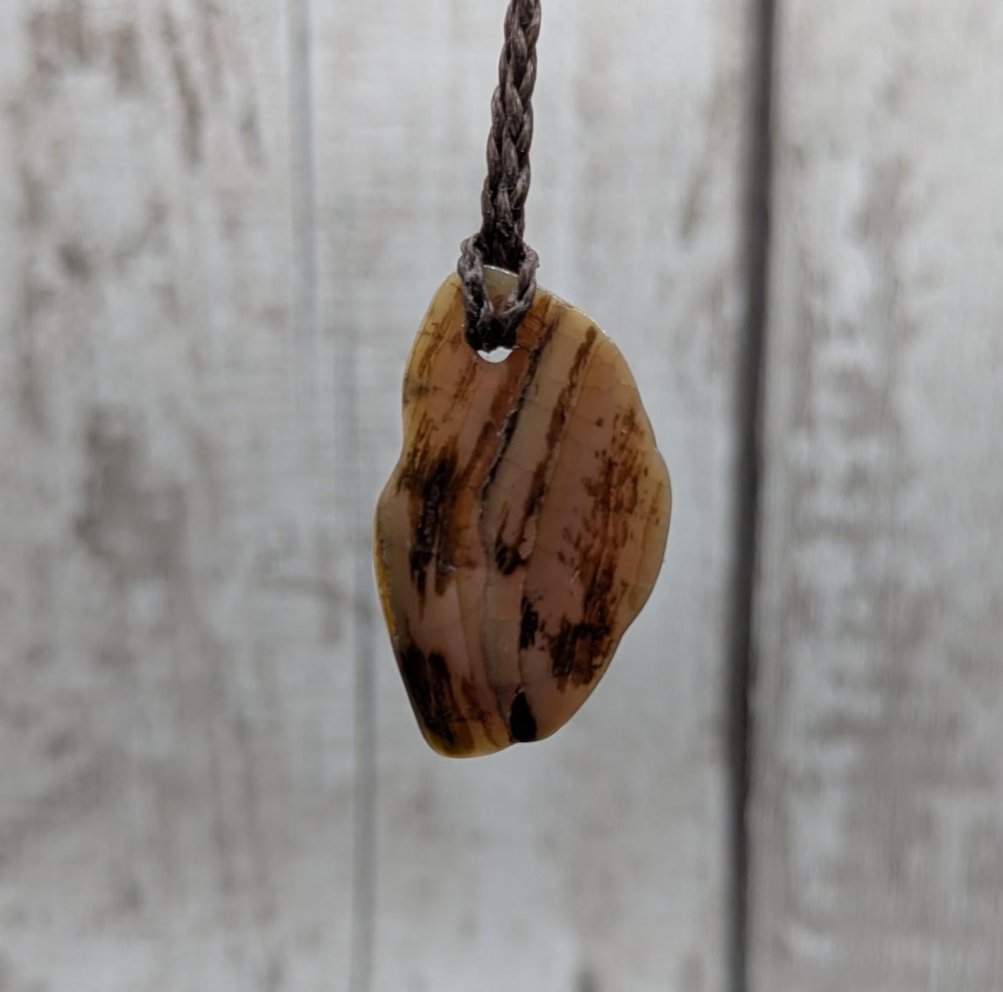 One Freeform Pink Freshwater Mussel Shell Pendant – Tumbled Natural Shell Jewelry, Affordable Ocean Treasures.