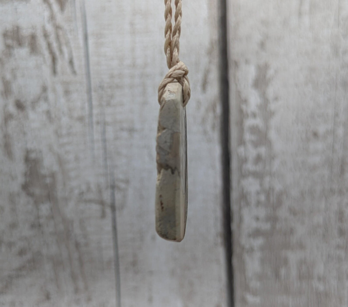Jurassic Charmouth Ammonite Pendant – Calcite-Crystal in Limestone Fossil Necklace - Natural history - Fibonacci sequence amulet.