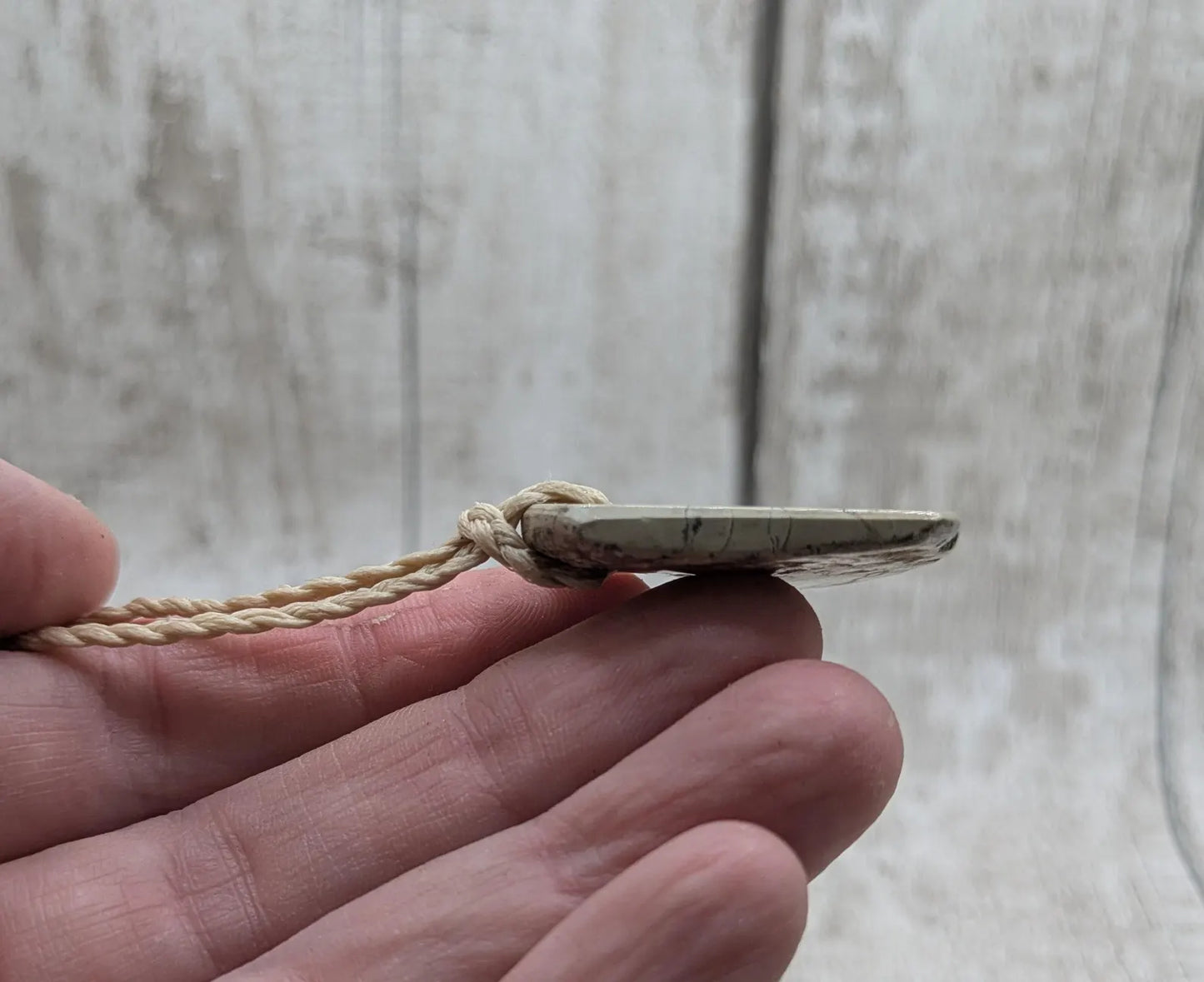 Jurassic Charmouth Ammonite Pendant – Calcite-Crystal in Limestone Fossil Necklace - Natural history - Fibonacci sequence amulet.