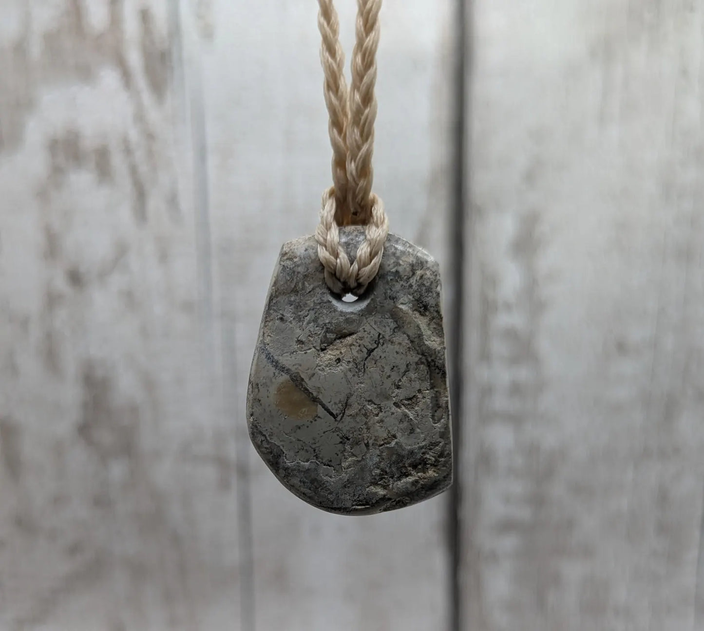 Jurassic Charmouth Ammonite Pendant – Calcite-Crystal in Limestone Fossil Necklace - Natural history - Fibonacci sequence amulet.