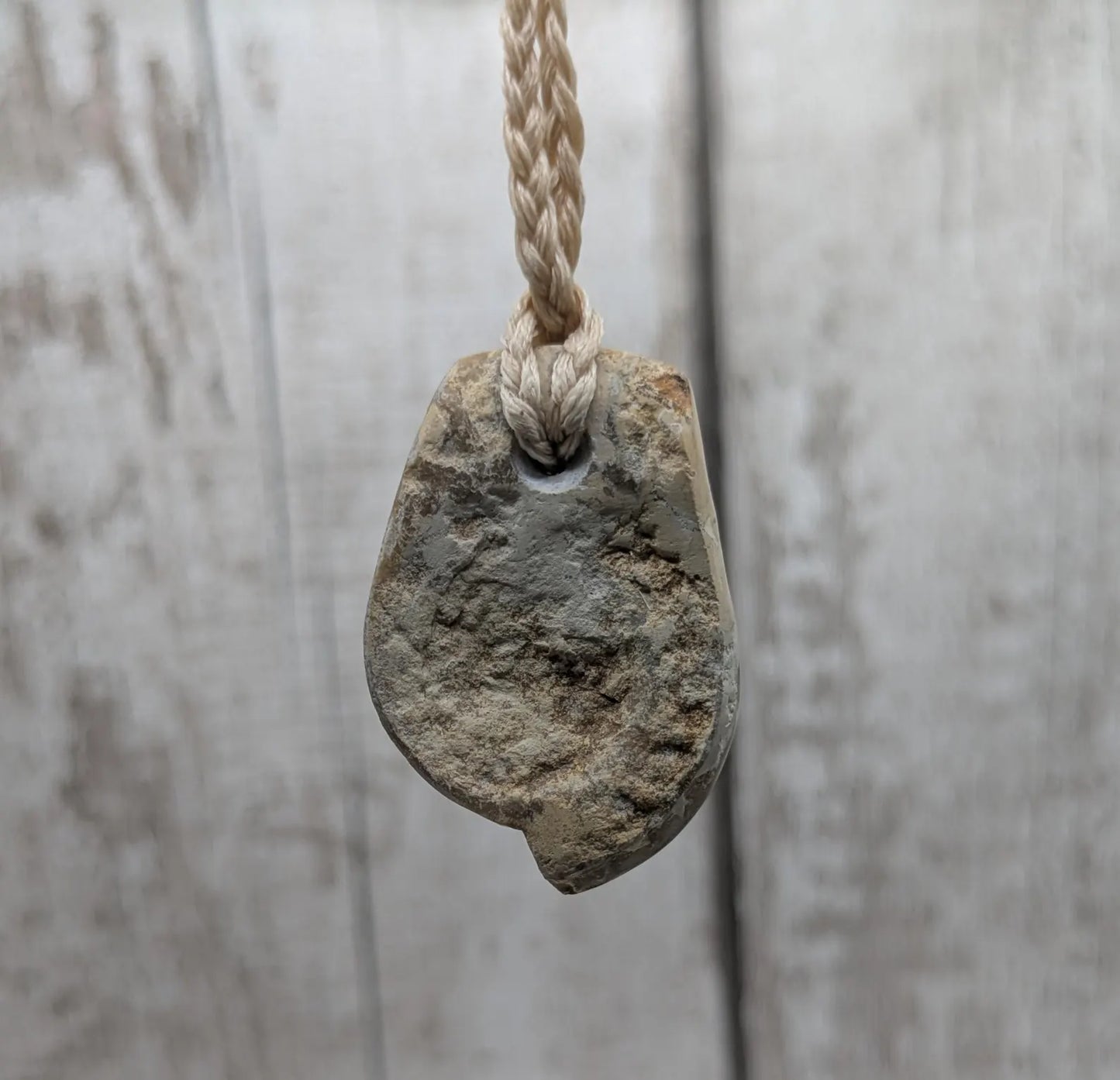 Jurassic Charmouth Ammonite Pendant – Calcite-Crystal in Limestone Fossil Necklace - Natural history - Fibonacci sequence amulet.