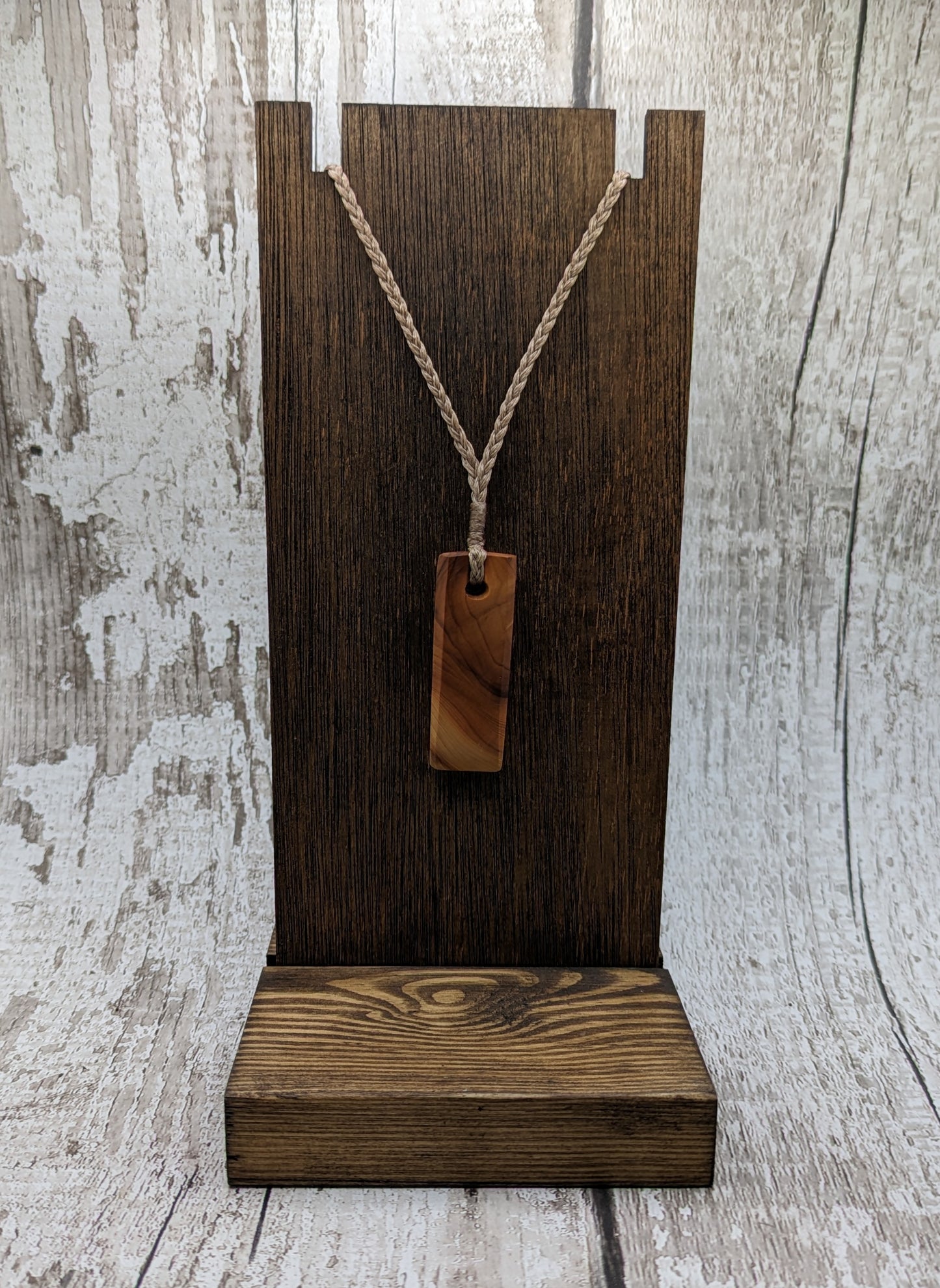 Yew wood hei toki adze pendant