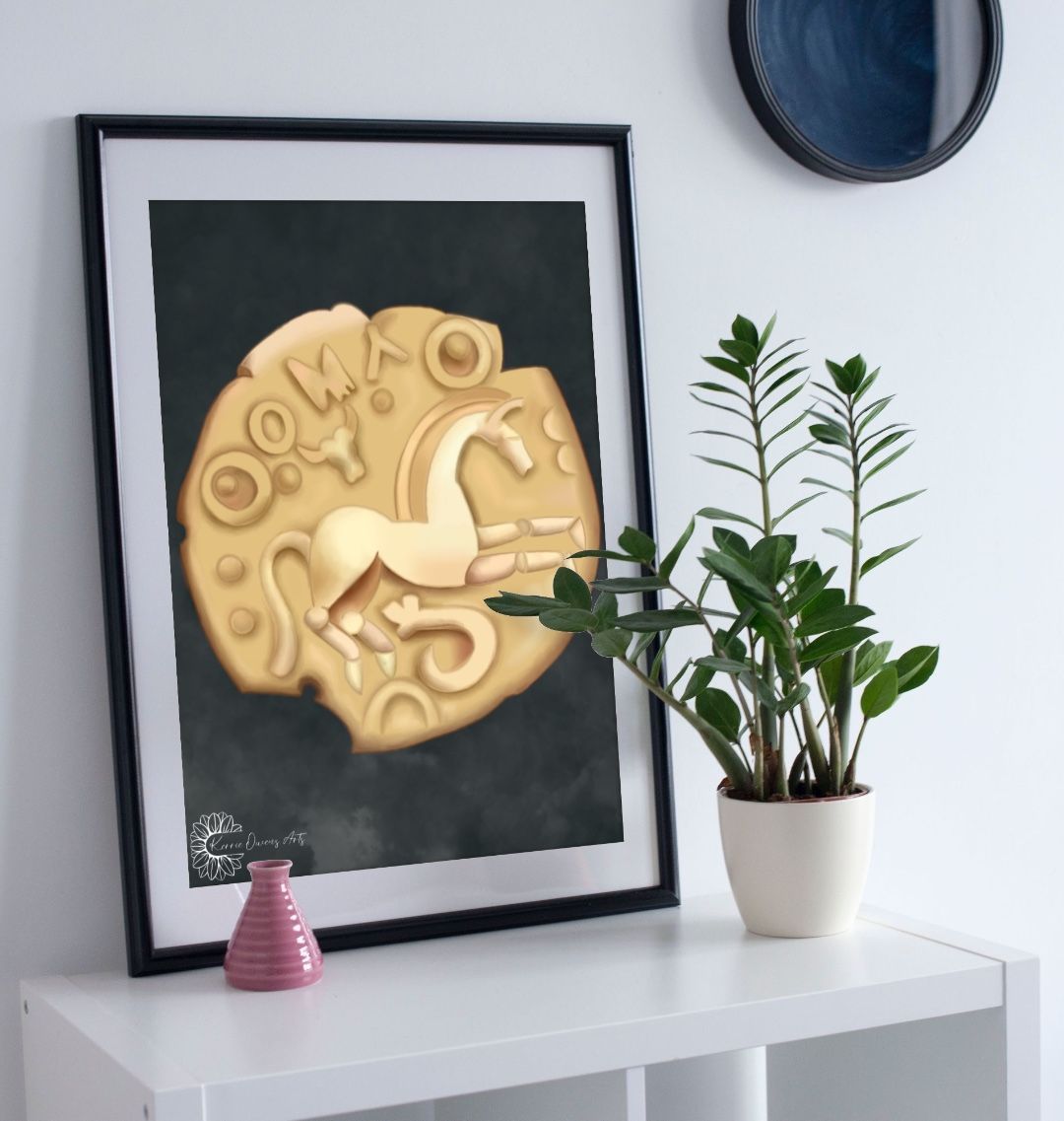 Coin of the cantiaci poster print.