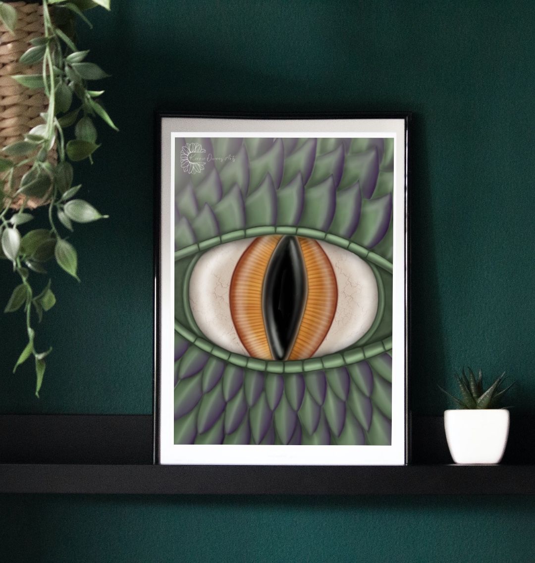 Eye of the monster poster print