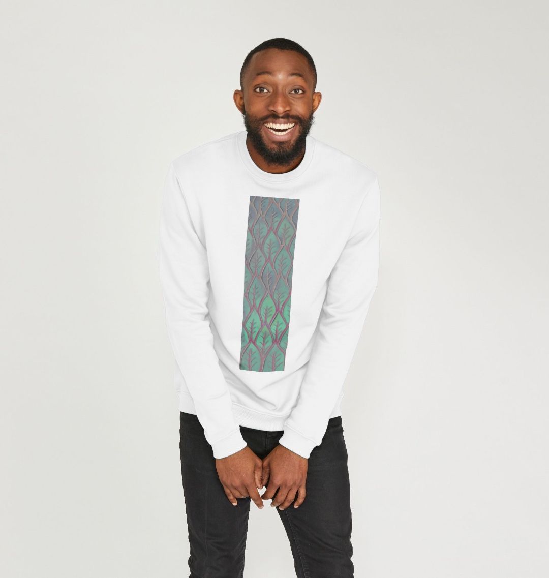 Men’s Cosmic leaves sweatshirts.