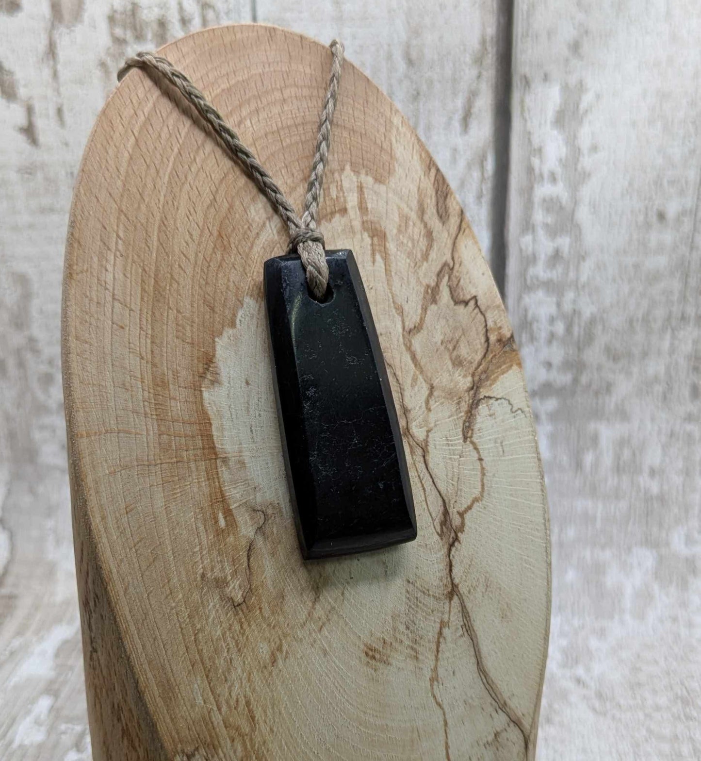 Sea coal Toki style pendant