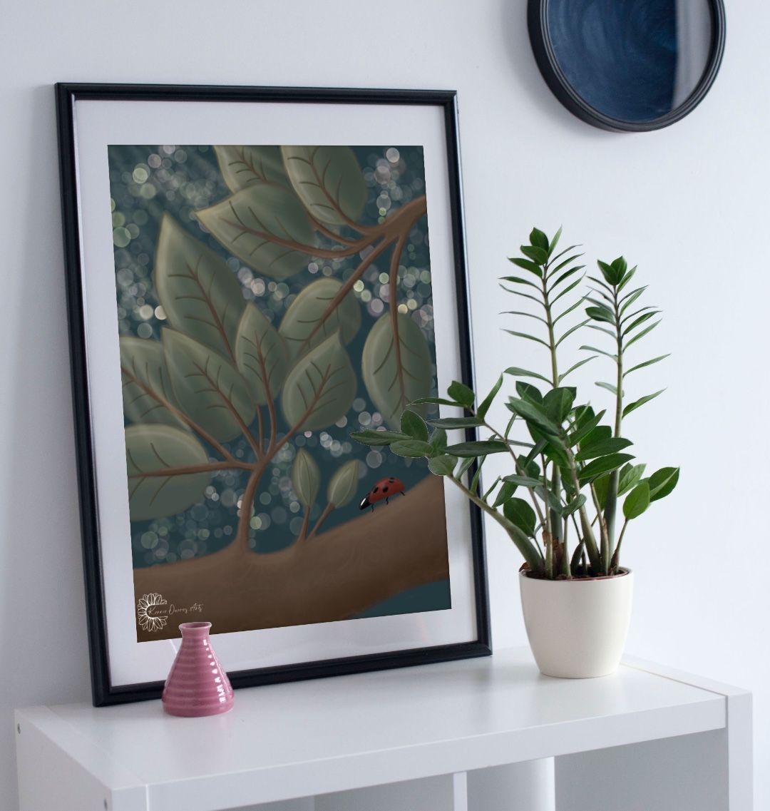 Night time glow 2.0 poster print.