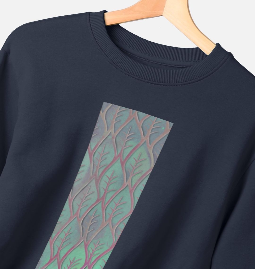 Men’s Cosmic leaves sweatshirts.