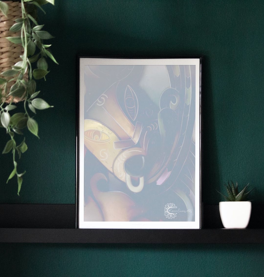 Wellington Māori ancestor poster print.