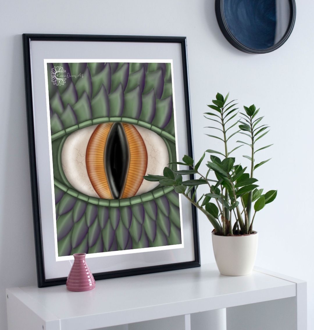 Eye of the monster poster print
