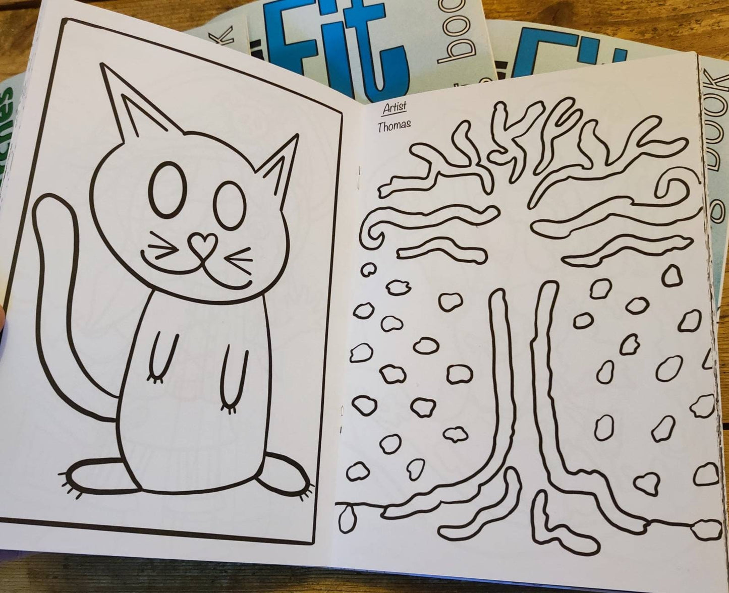 Charity A5 colouring in book.