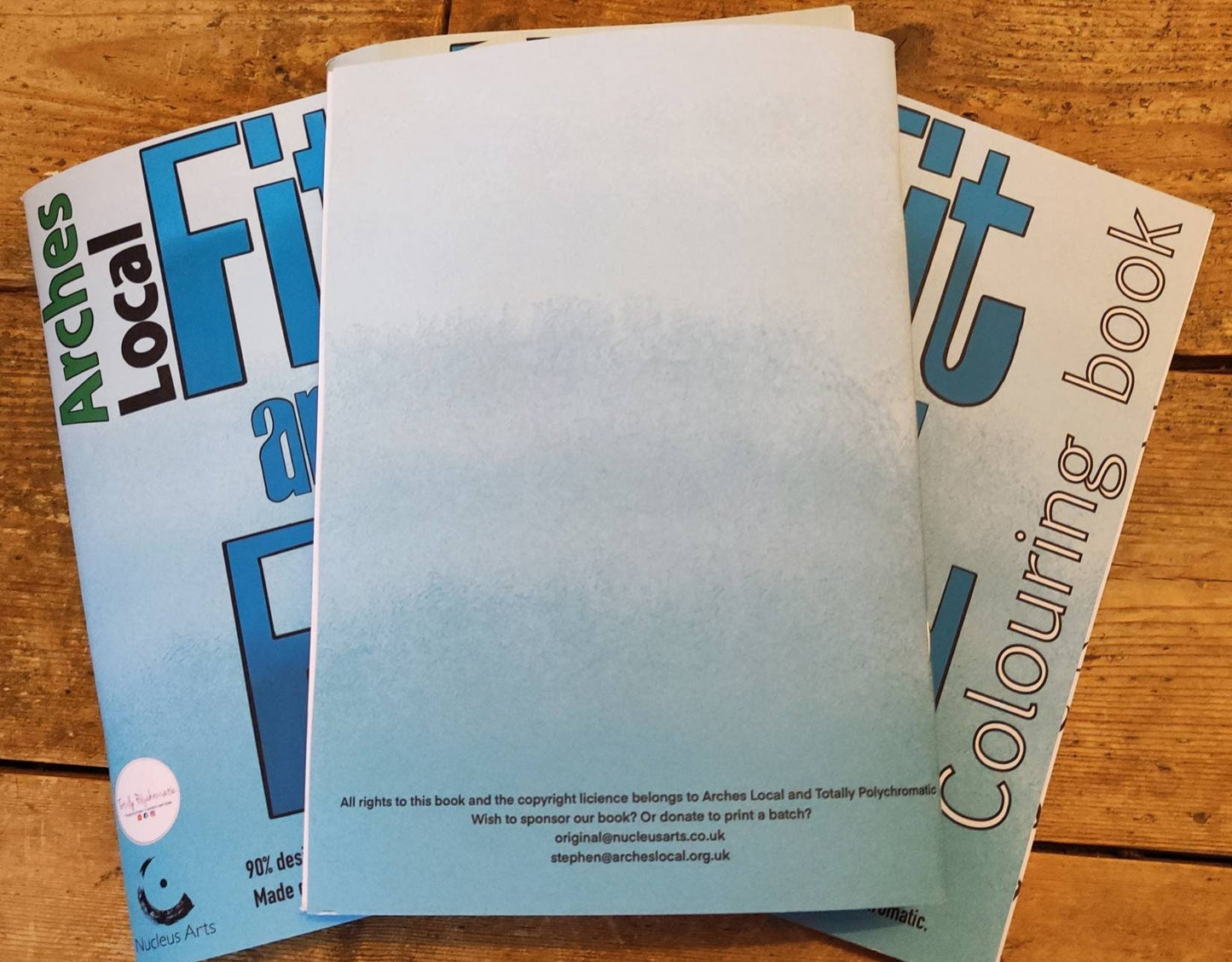 Charity A5 colouring in book.