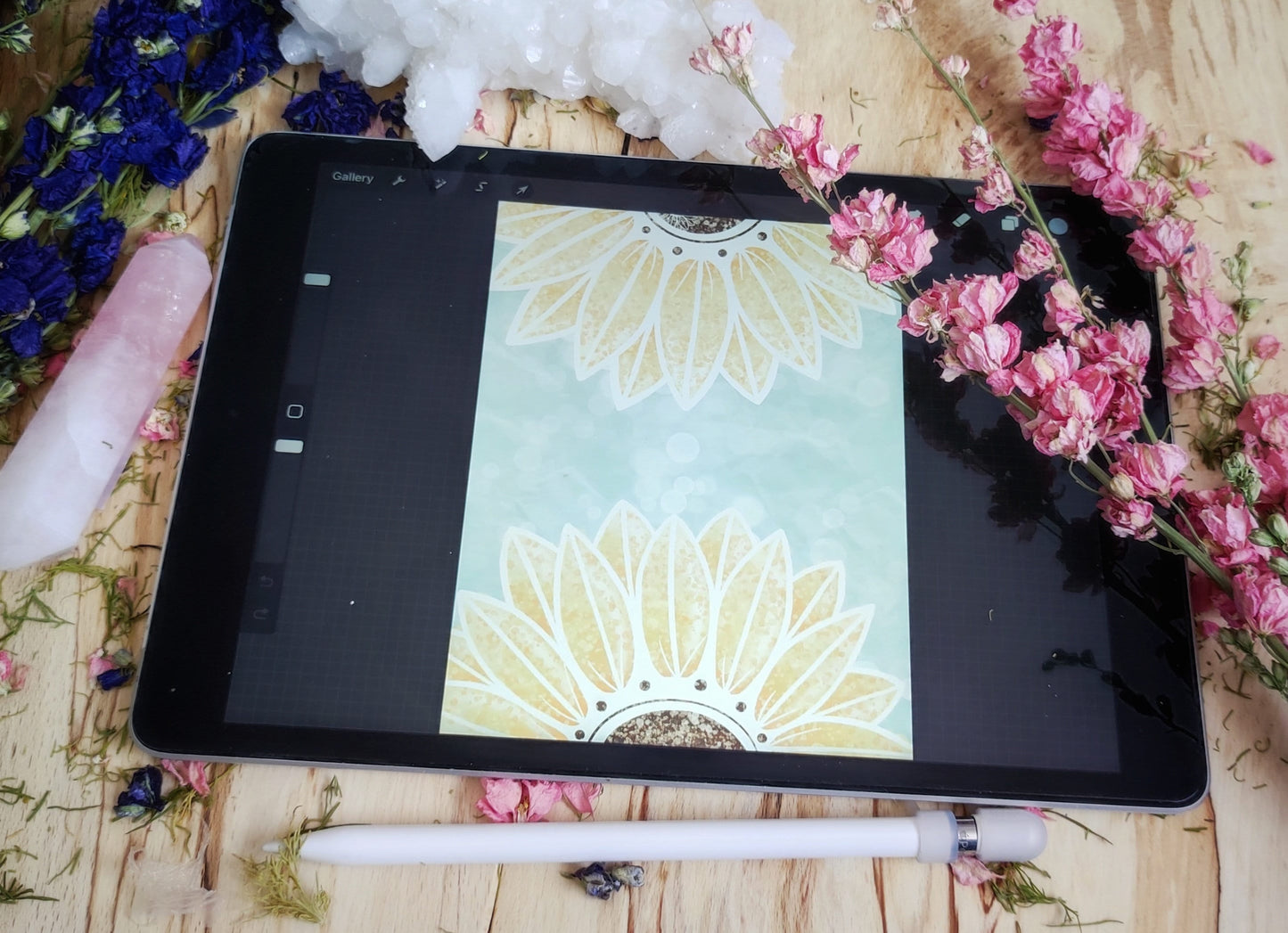 Double sunflower digital download, prints.