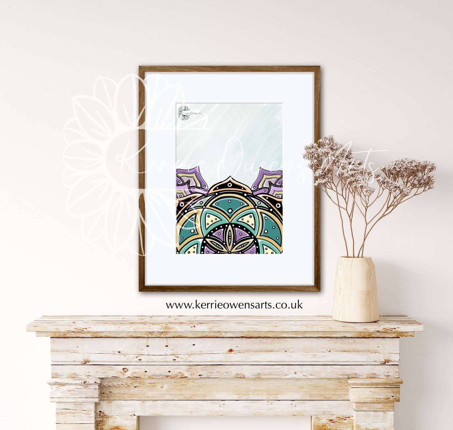 Geometric invitation design, downloadable file.