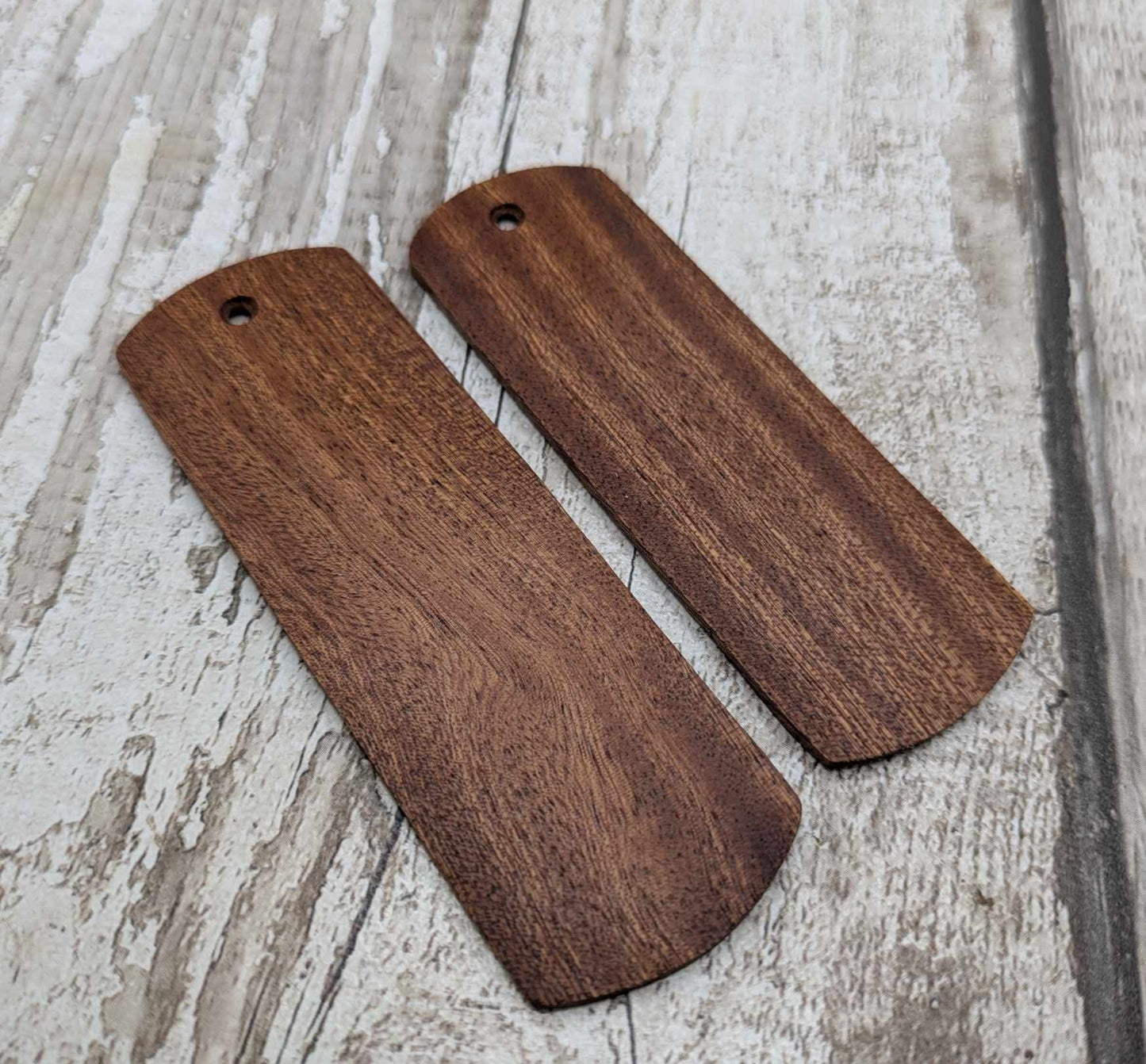 Walnut wood book mark.