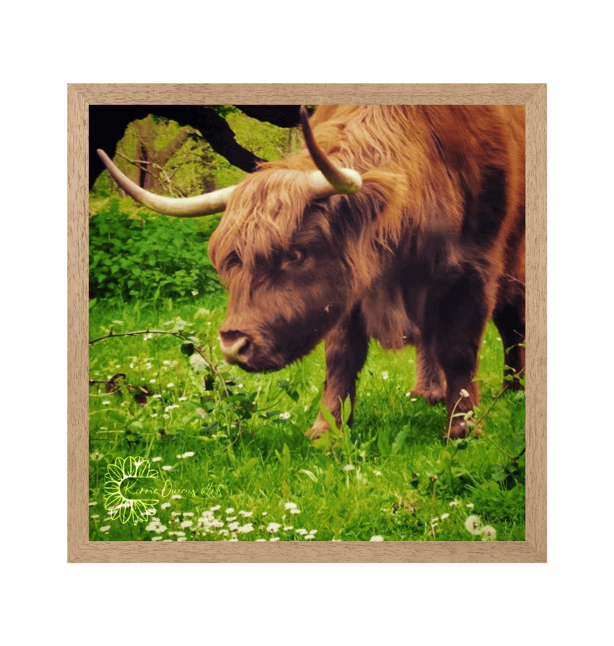 Natural Frame Framed art print Front