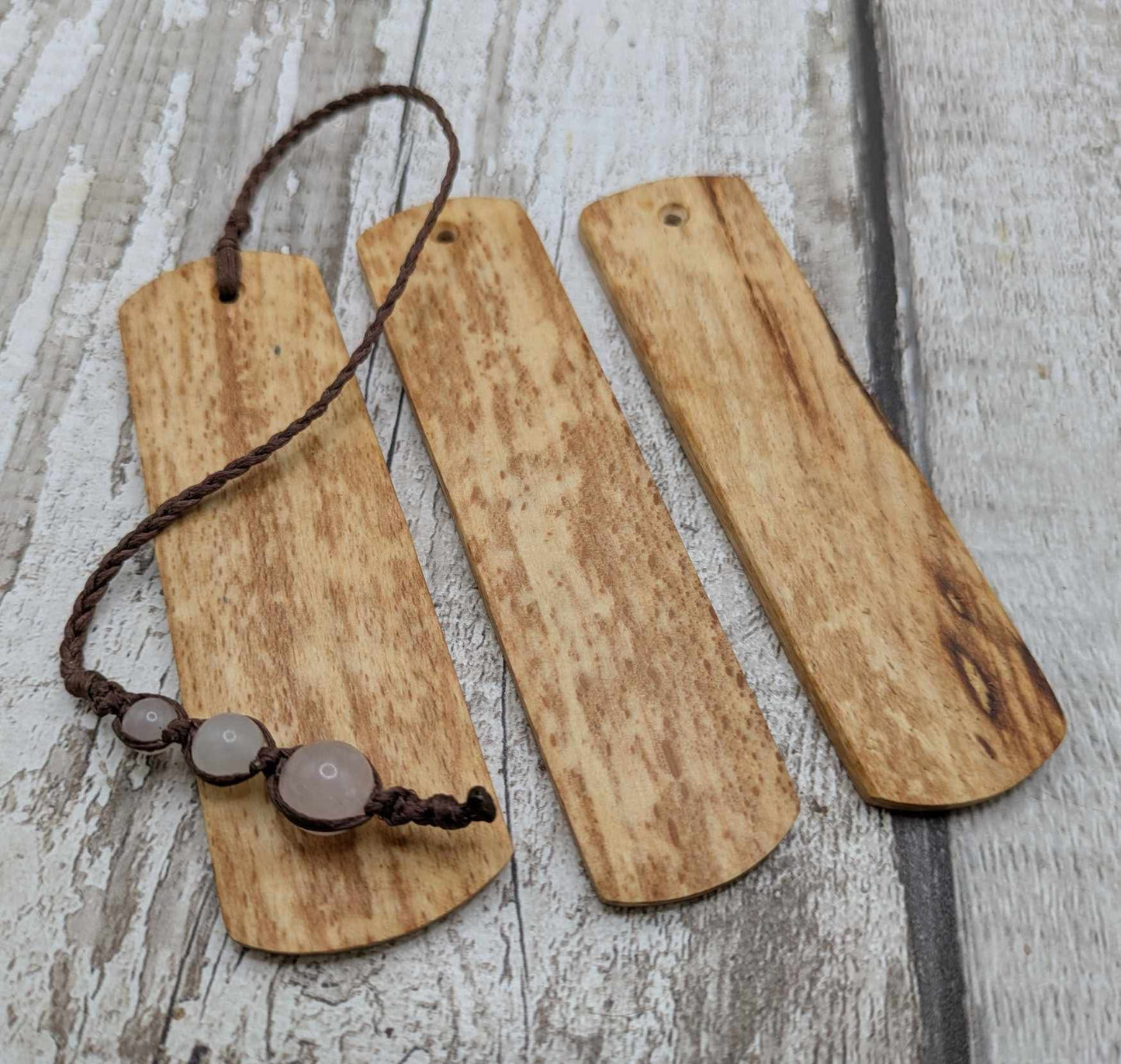 Beach wood book mark.