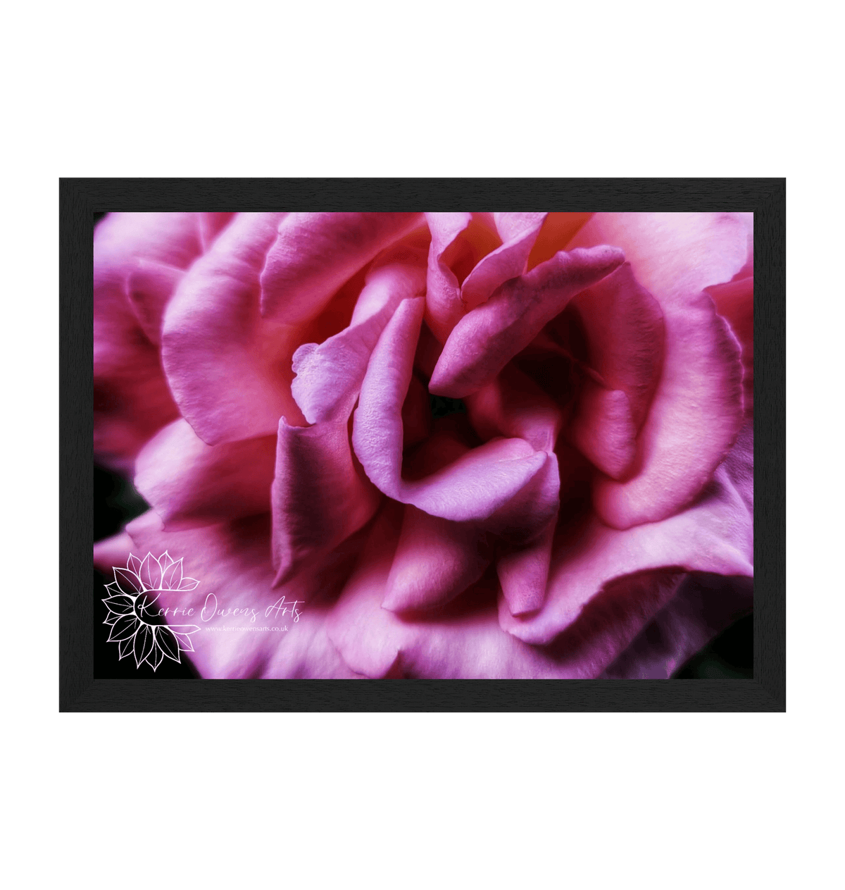 Black Frame Framed art print Front