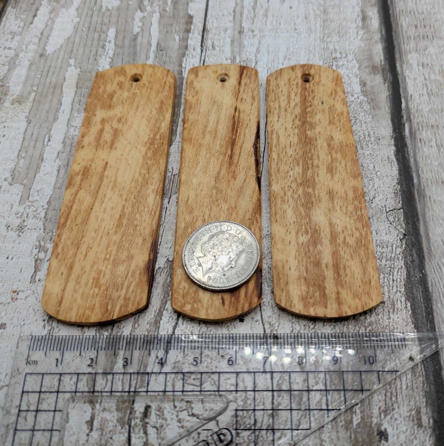Beach wood book mark.
