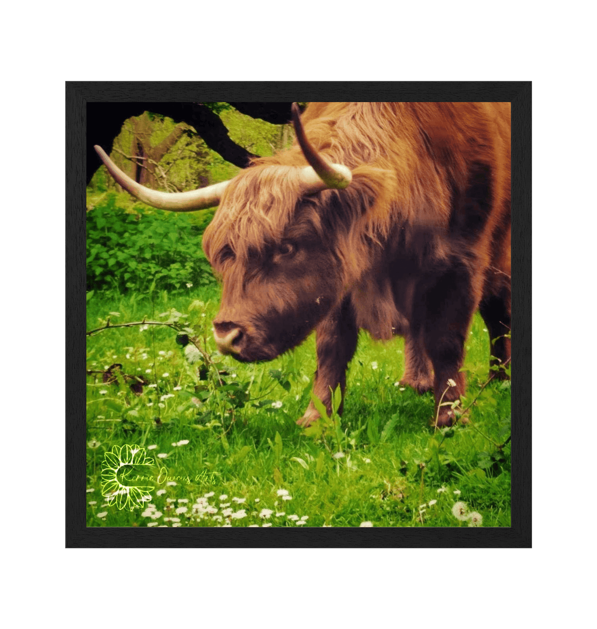 Black Frame Framed art print Front