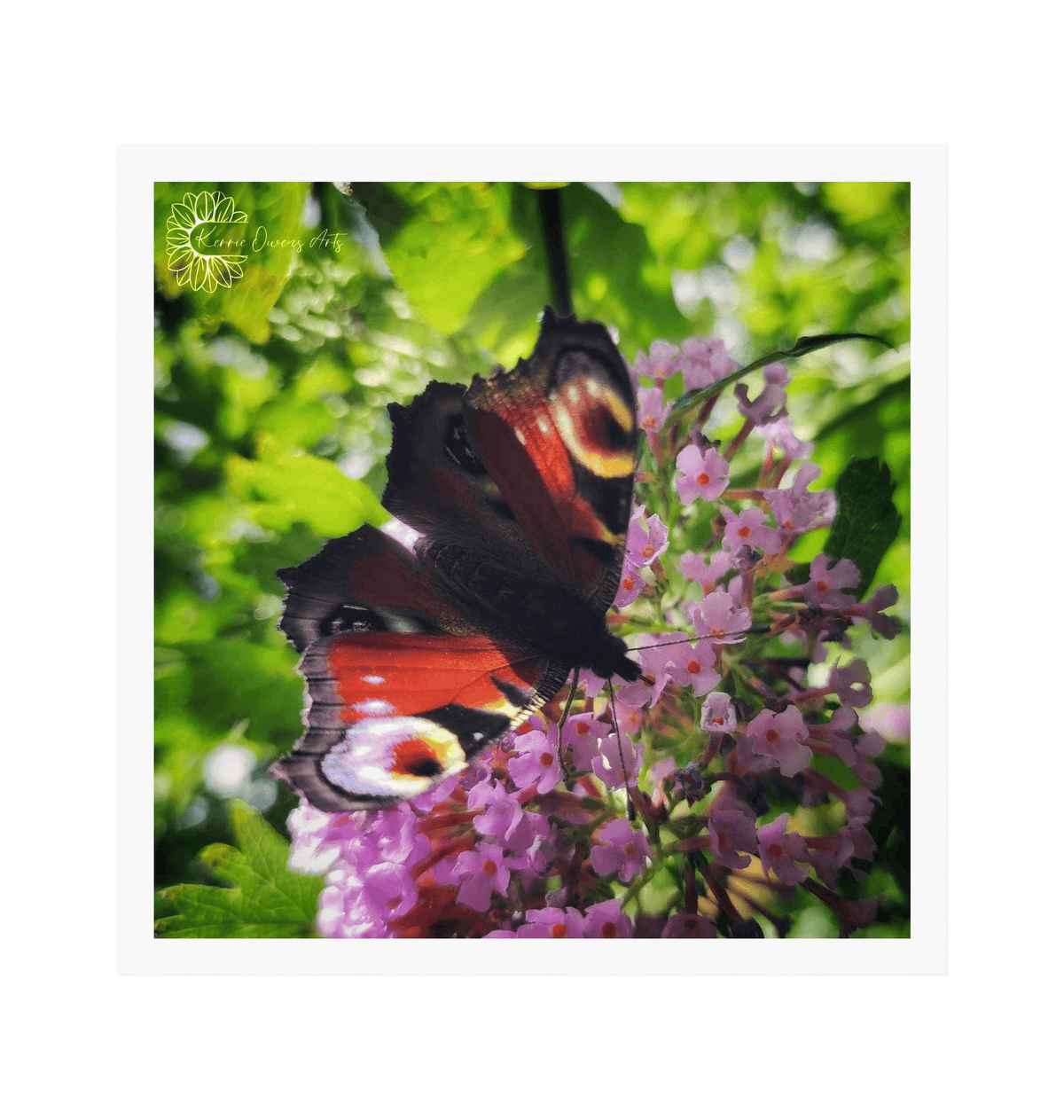 White Frame Framed art print Front