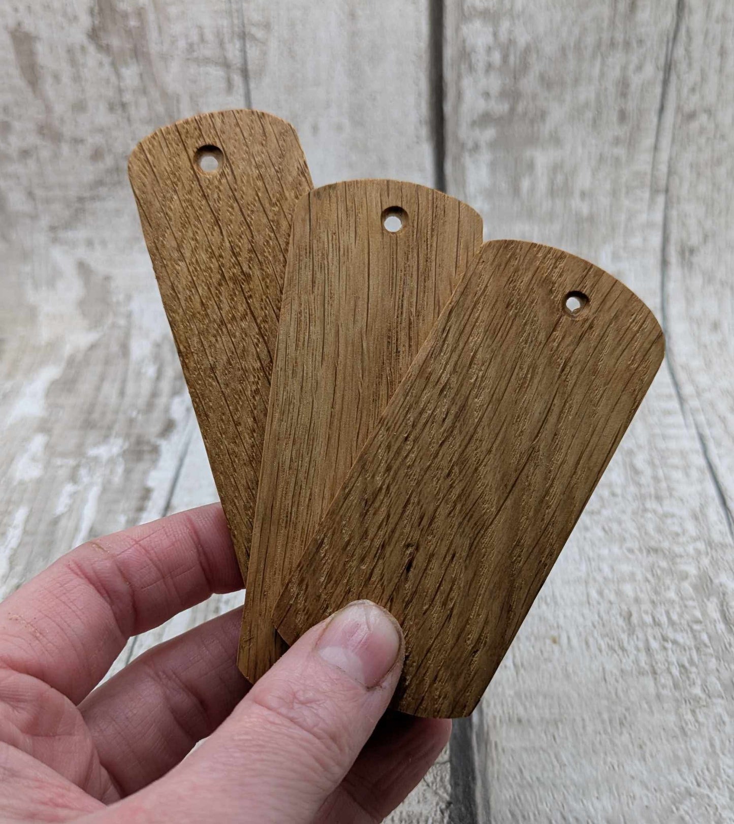Oak wood book mark.