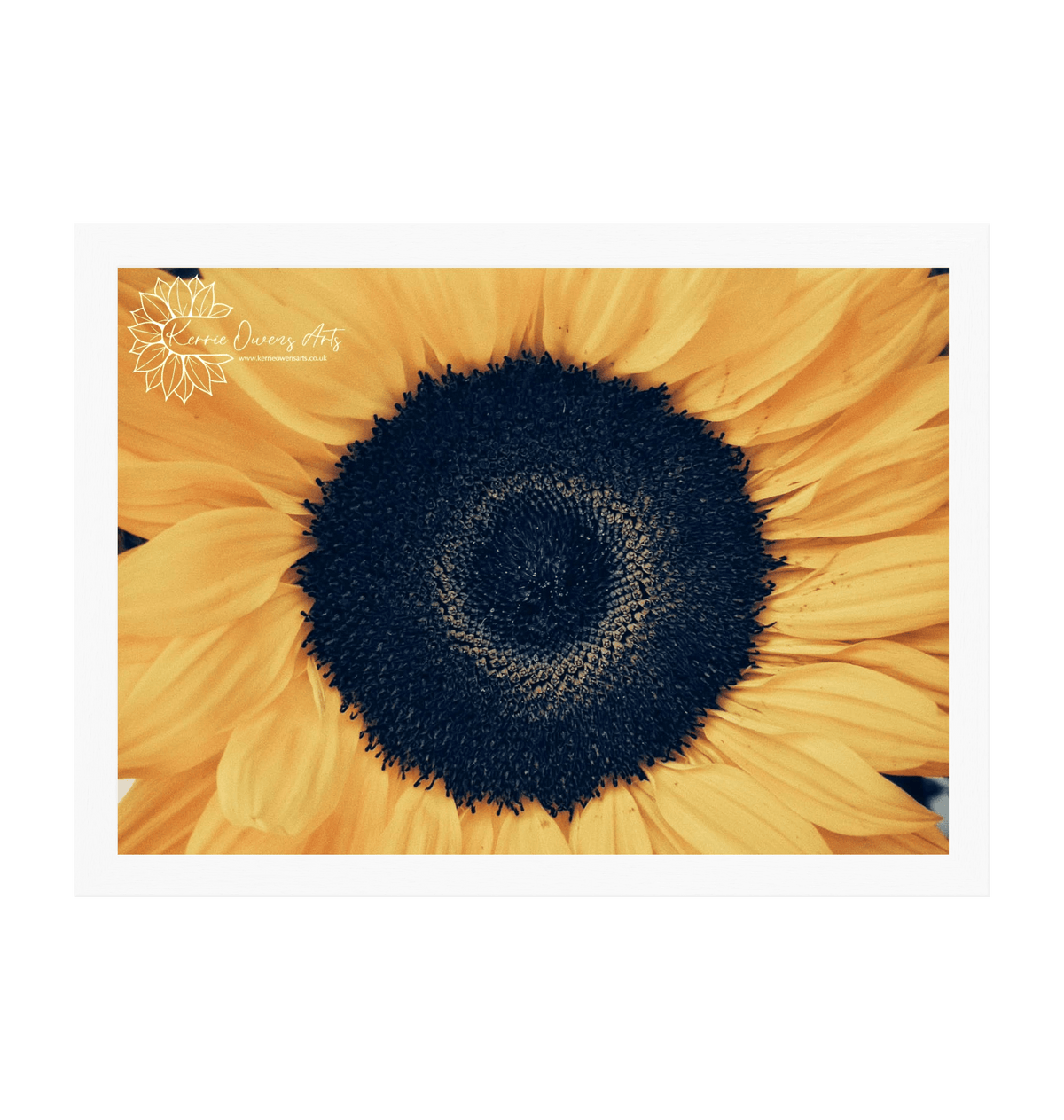 White Frame Framed art print Front