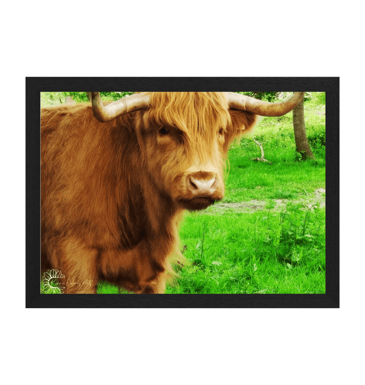 Black Frame Framed art print Front