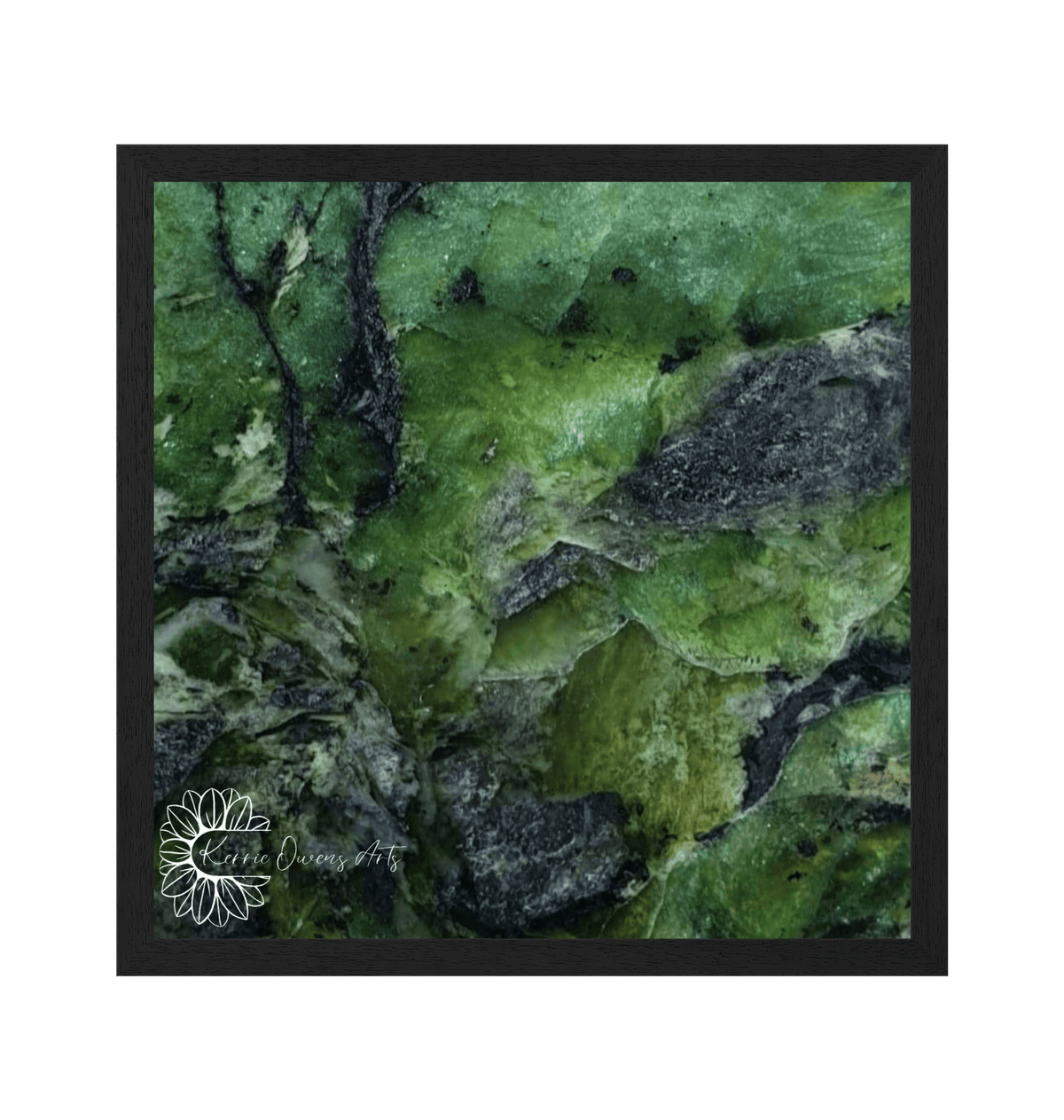 Black Frame Framed art print Front