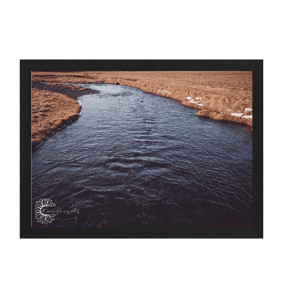 Black Frame Framed art print Front