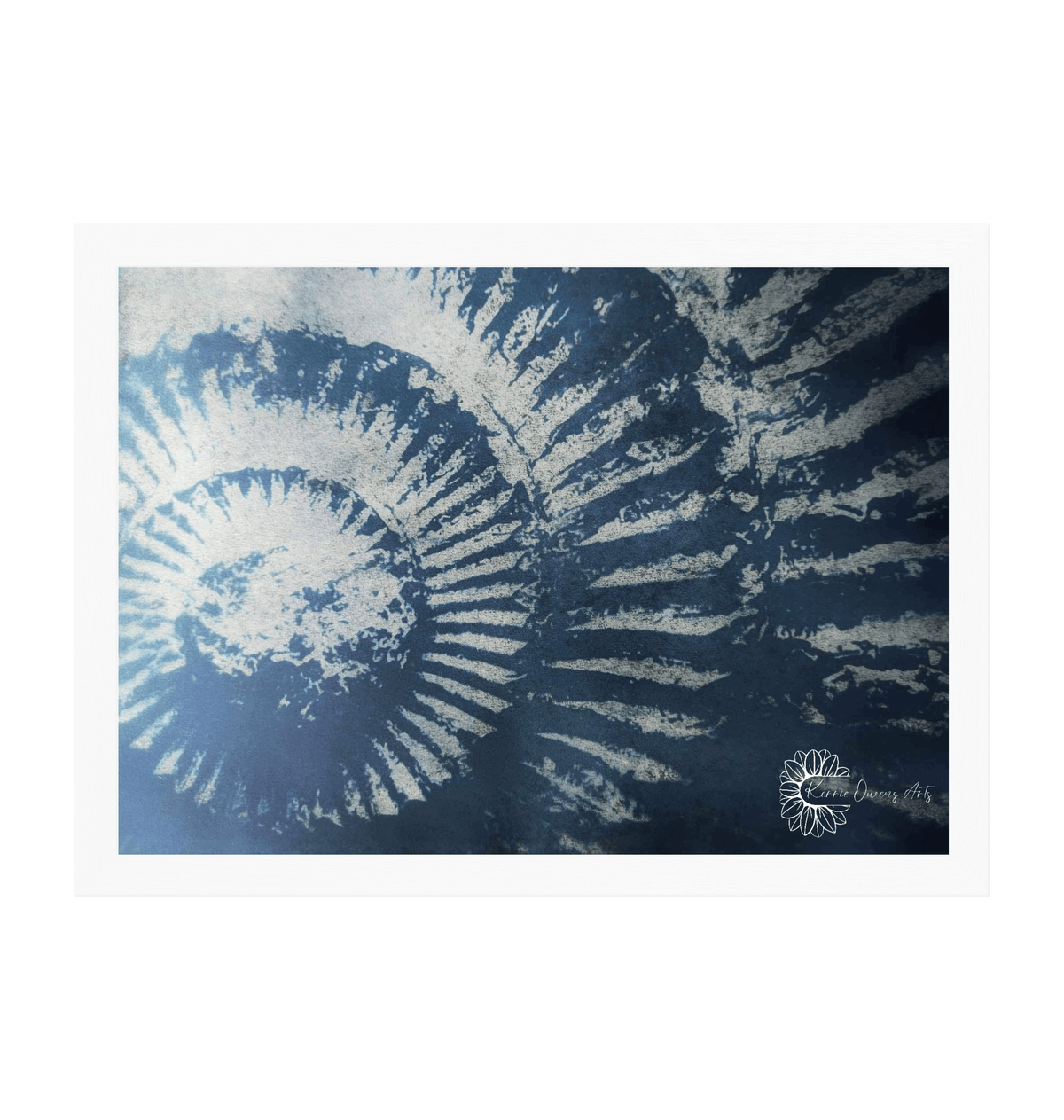 White Frame Framed art print Front