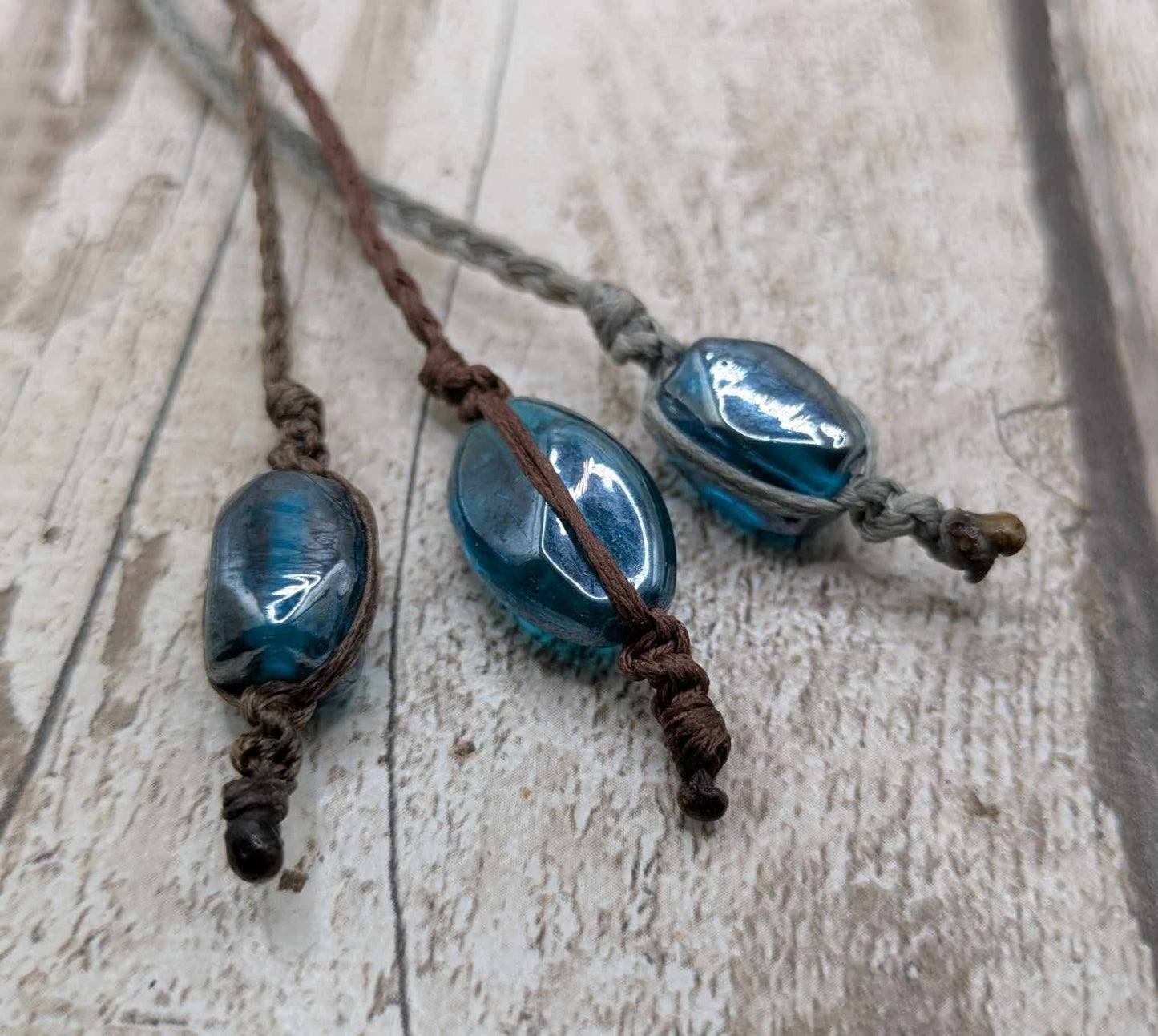 Glass bead bookmark tassel.