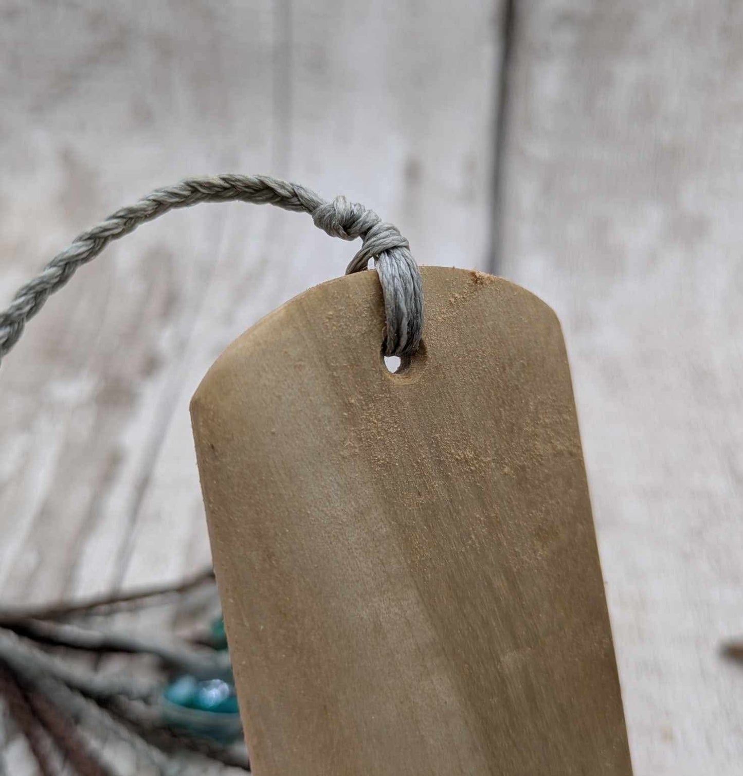 Glass bead bookmark tassel.