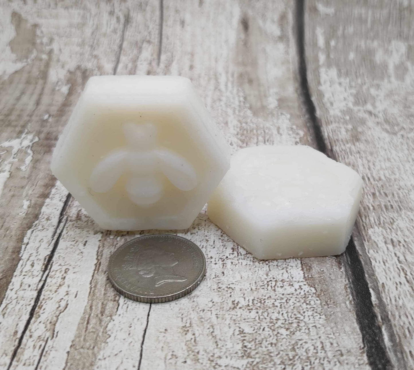 Orange and coconut, coconut wax melt.
