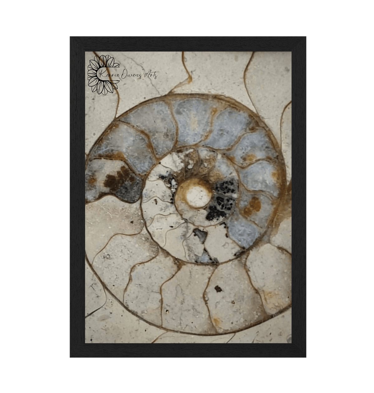 Black Frame Framed art print Front