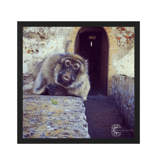 Black Frame Framed art print Front