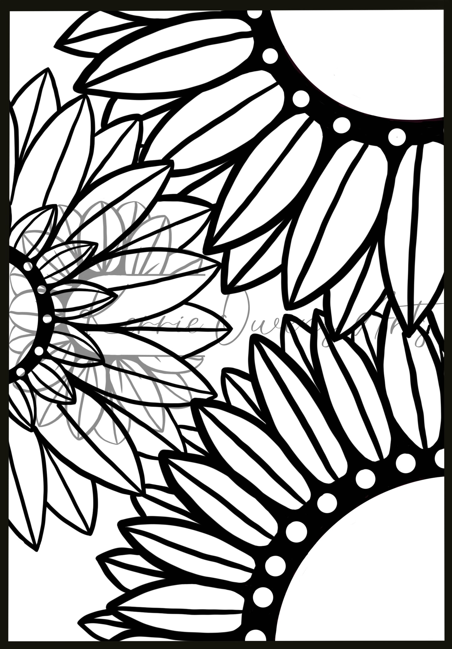 Fiadh’s Yellow sunflower digital download print.