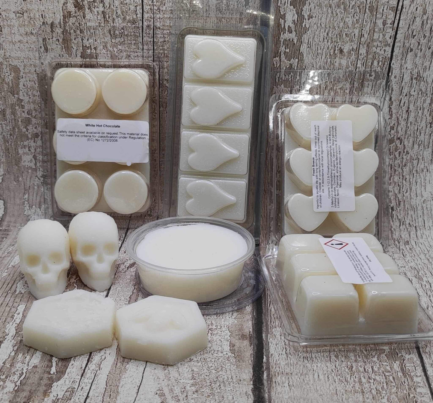 Orange and coconut, coconut wax melt.