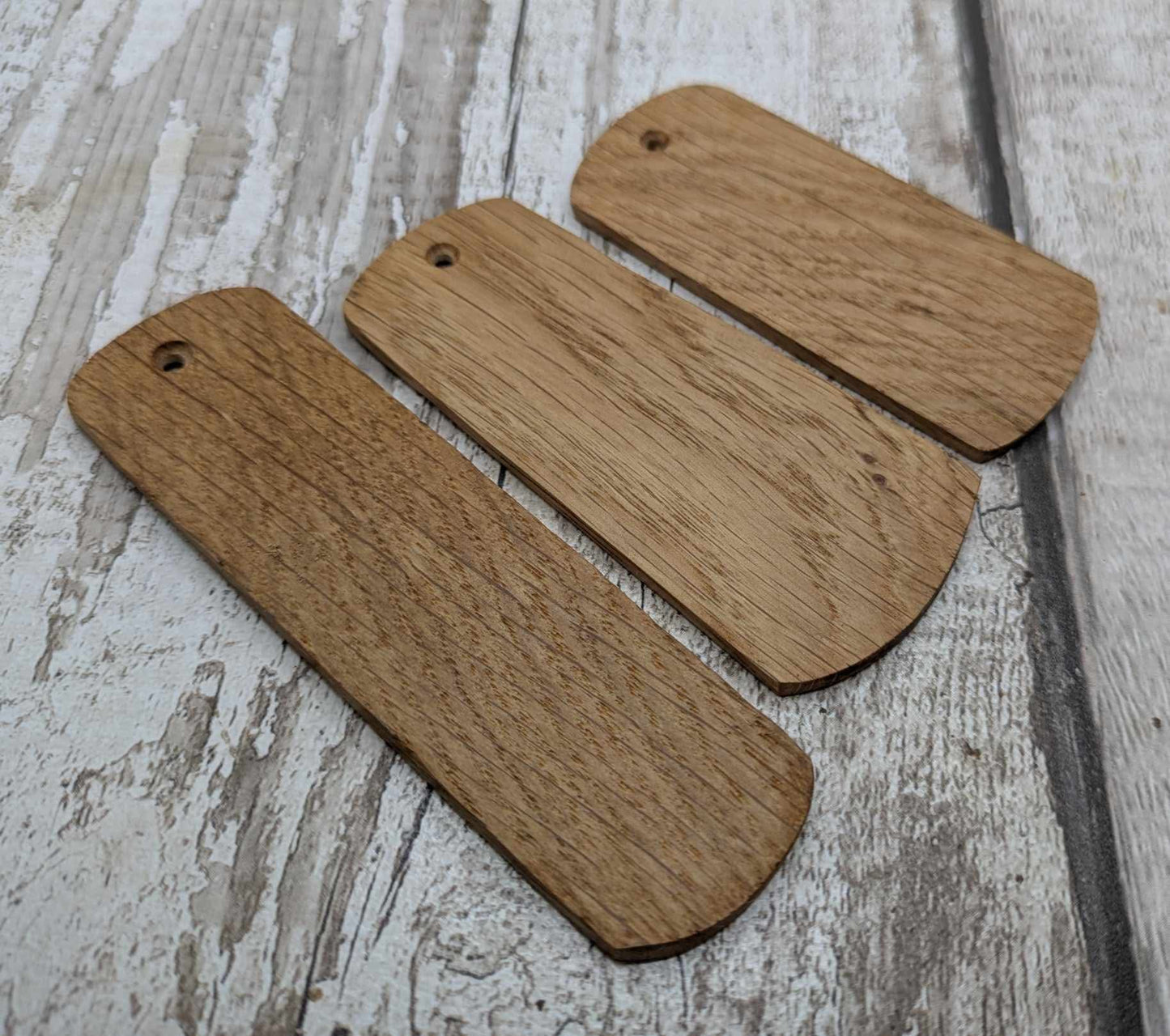 Oak wood book mark.