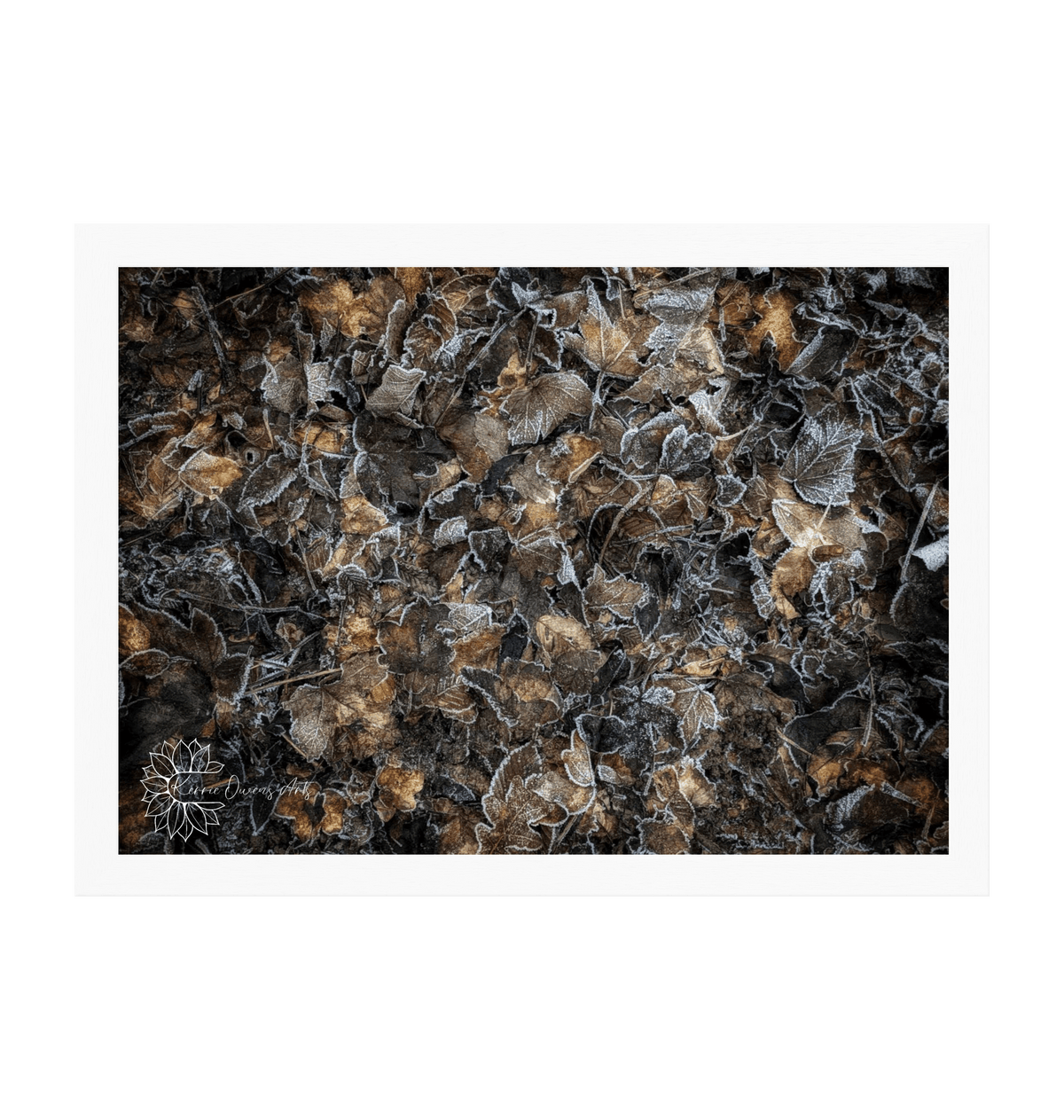 White Frame Framed art print Front